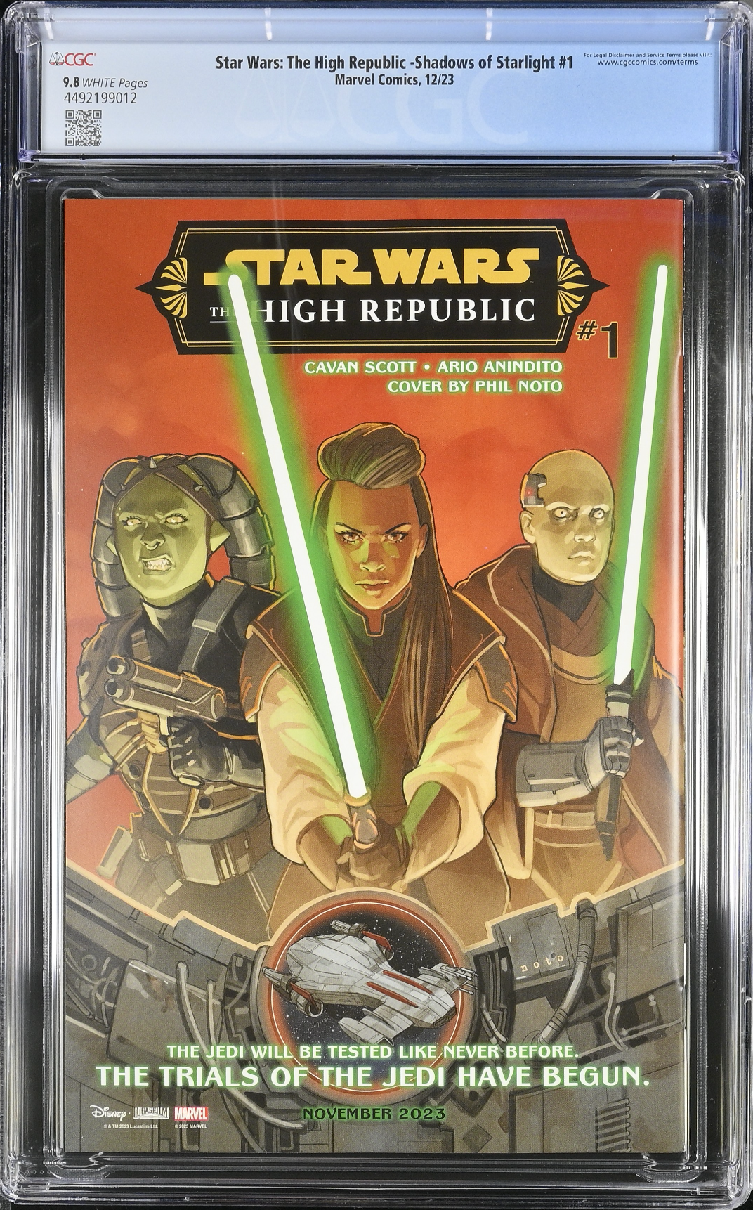 Star Wars: The High Republic - Shadows of Starlight #1 CGC 9.8