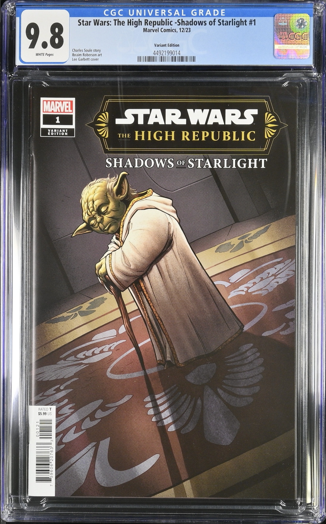 Star Wars: The High Republic - Shadows of Starlight #1 Garbett Variant CGC 9.8
