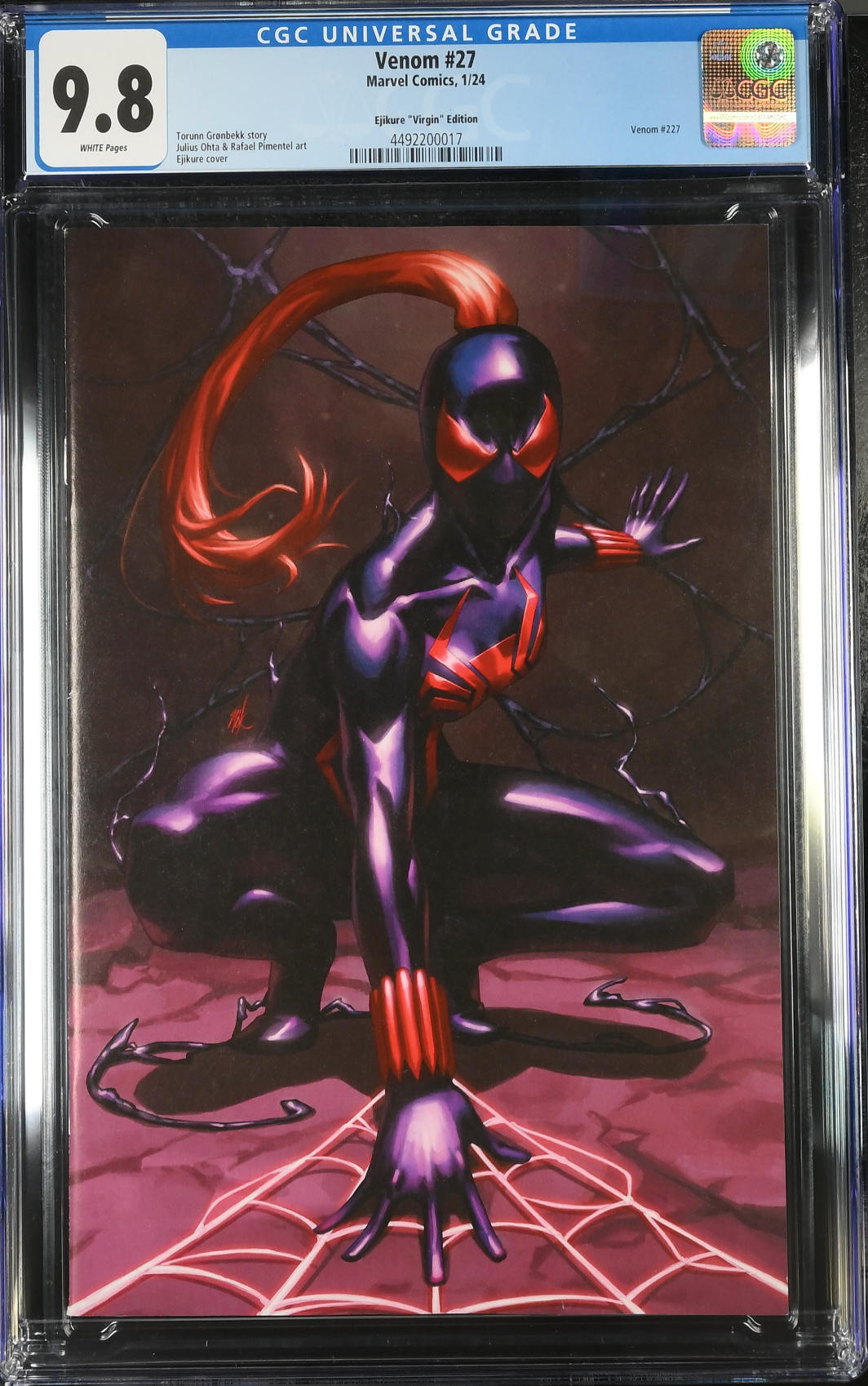 Venom #27 Ejikure 1:50 Virgin Retailer Incentive Variant CGC 9.8