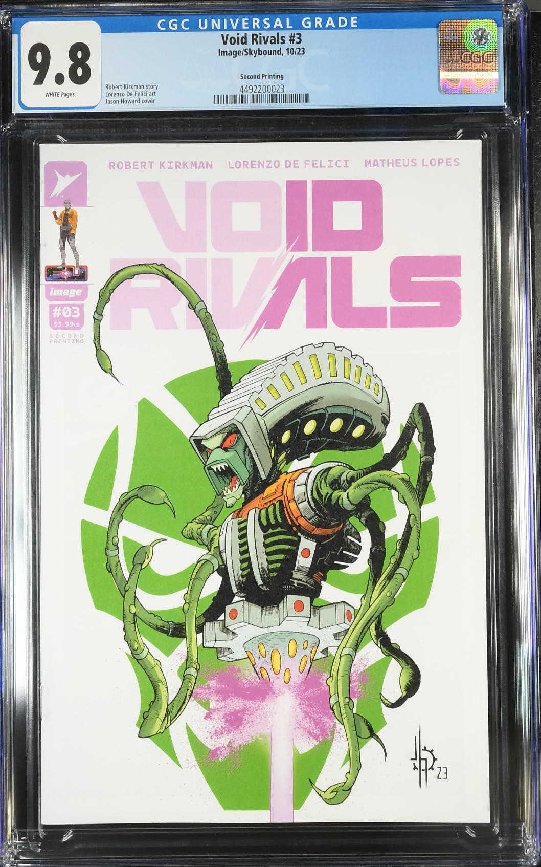 Void Rivals #3 Second Printing CGC 9.8