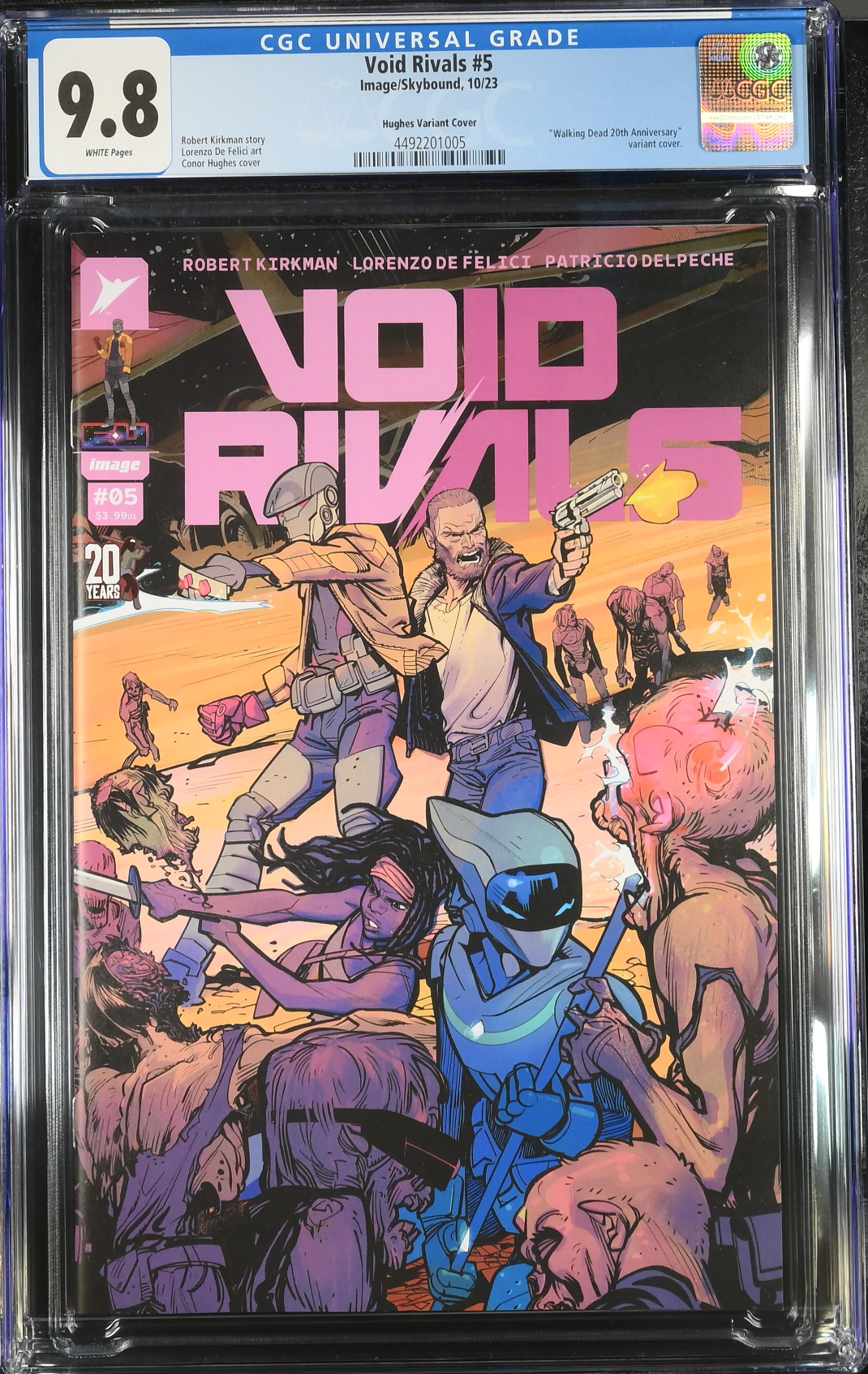 Void Rivals #5 Hughes TWD 20th Anniversary Team-Up Variant CGC 9.8