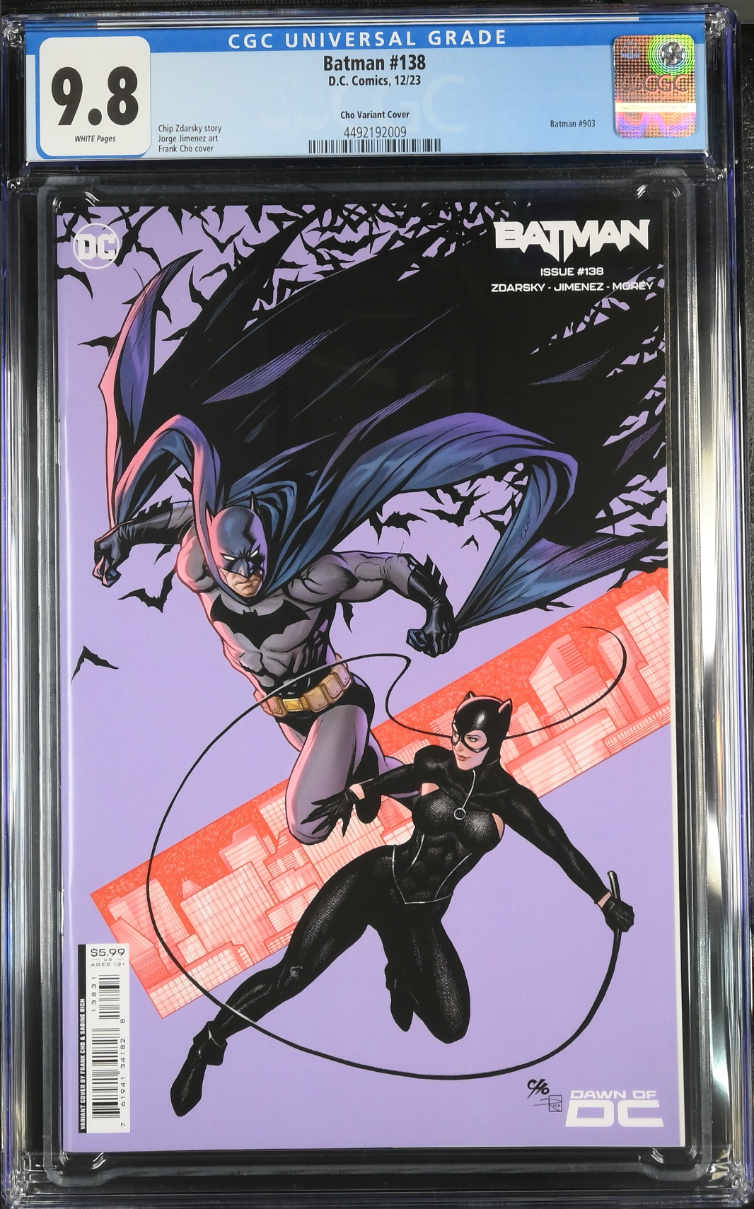 Batman #138 Cho Variant CGC 9.8