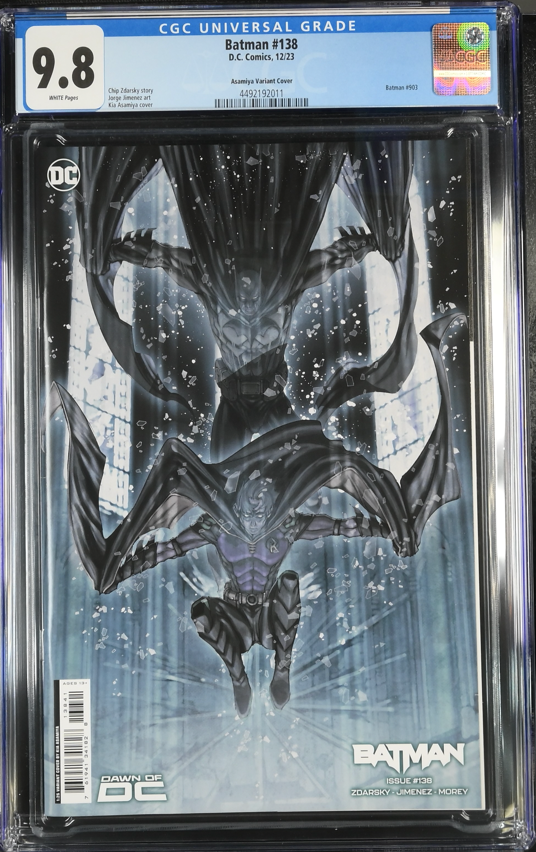 Batman #138 Asamiya 1:25 Retailer Incentive Variant CGC 9.8