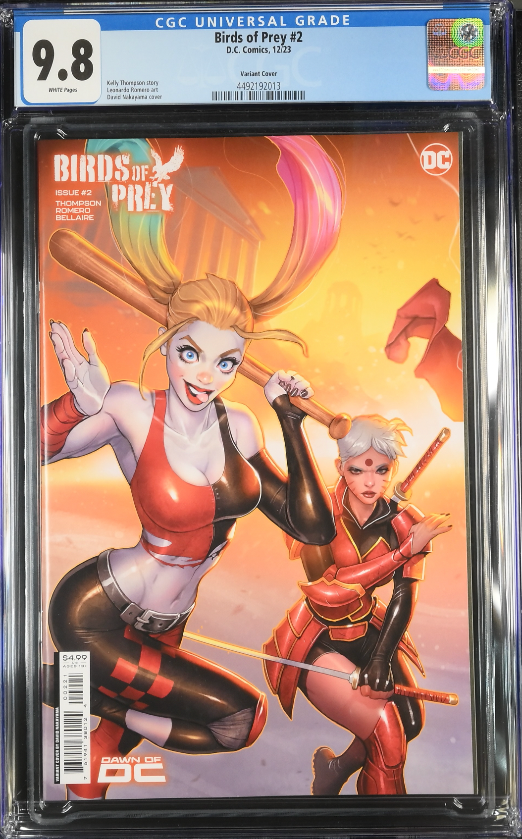 Birds of Prey #2 Nakayama Connecting Cover A Variant CGC 9.8