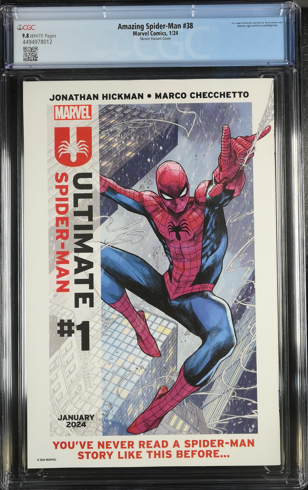 Amazing Spider-Man #38 Skroce Variant CGC 9.8