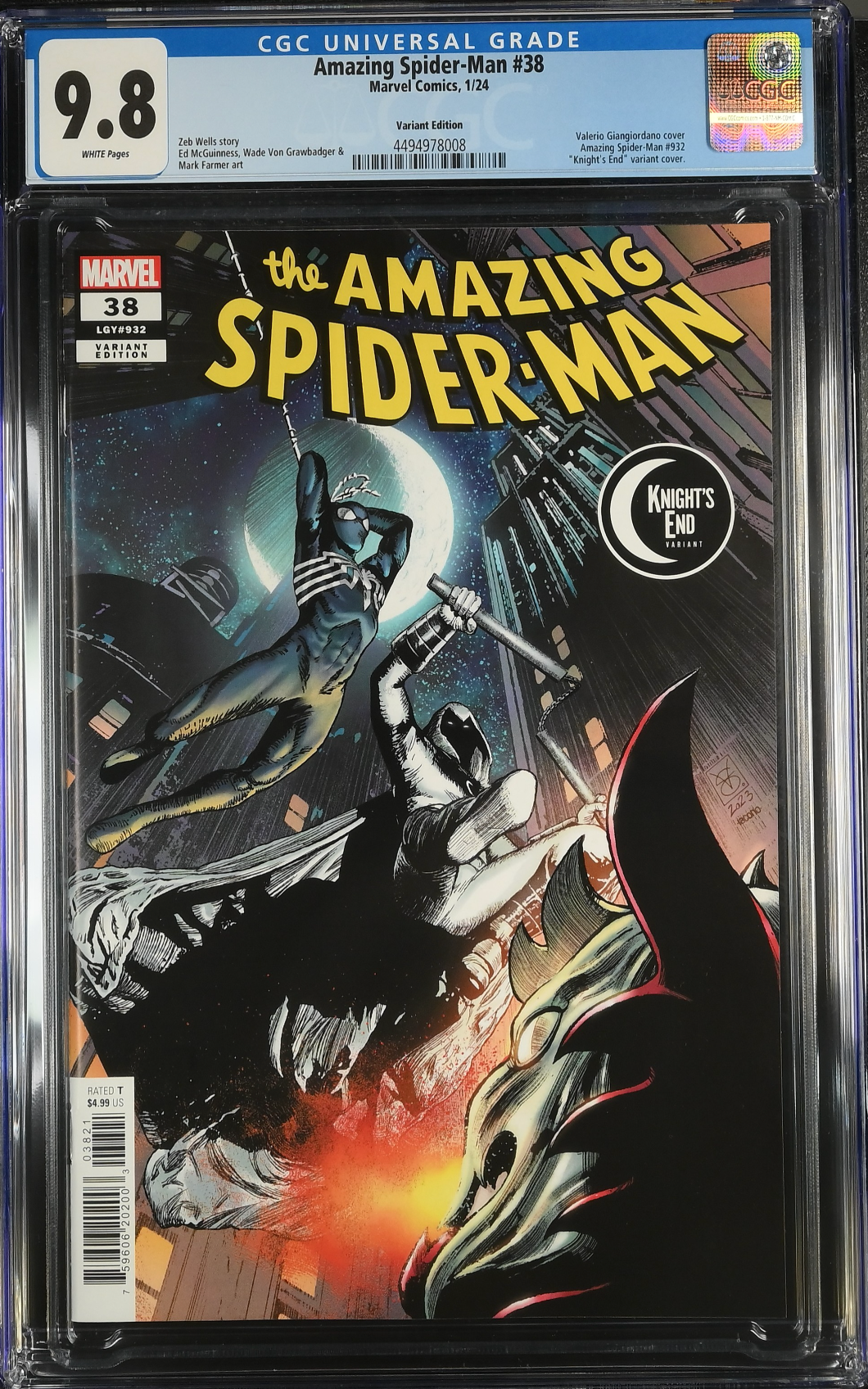 Amazing Spider-Man #38 Giangiordano Variant CGC 9.8