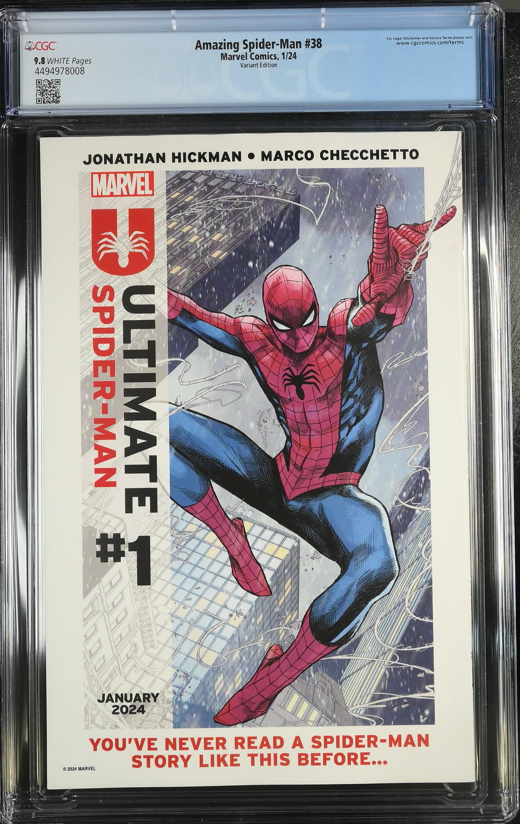 Amazing Spider-Man #38 Giangiordano Variant CGC 9.8