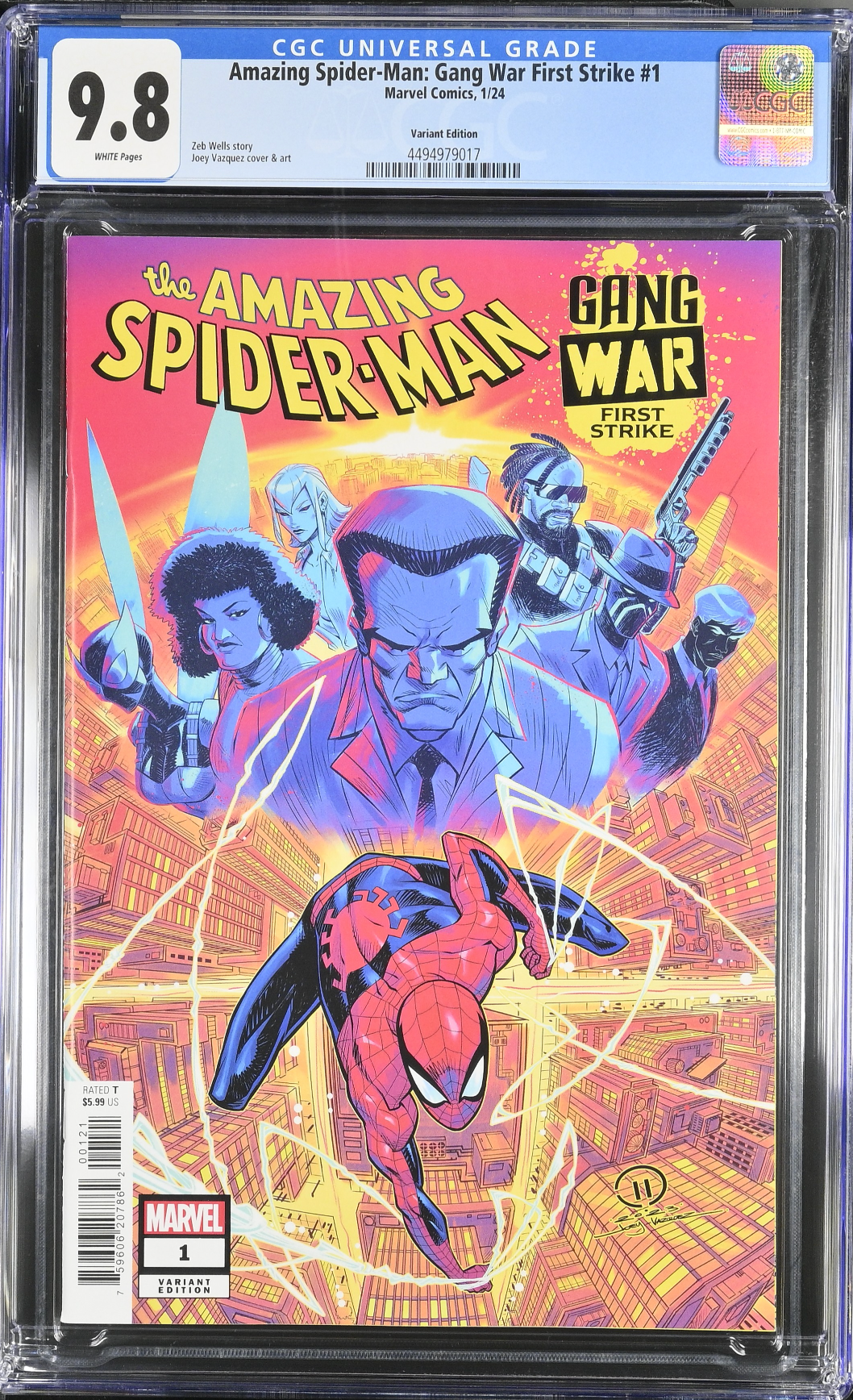 Amazing Spider-Man: Gang War - First Strike #1 Vazquez Variant CGC 9.8