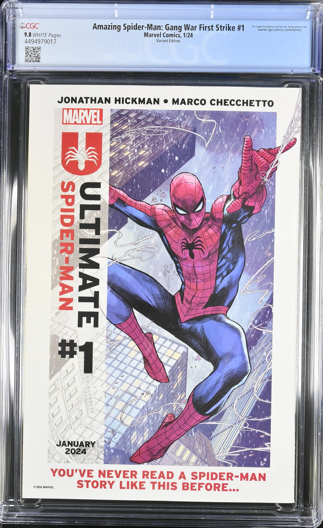 Amazing Spider-Man: Gang War - First Strike #1 Vazquez Variant CGC 9.8