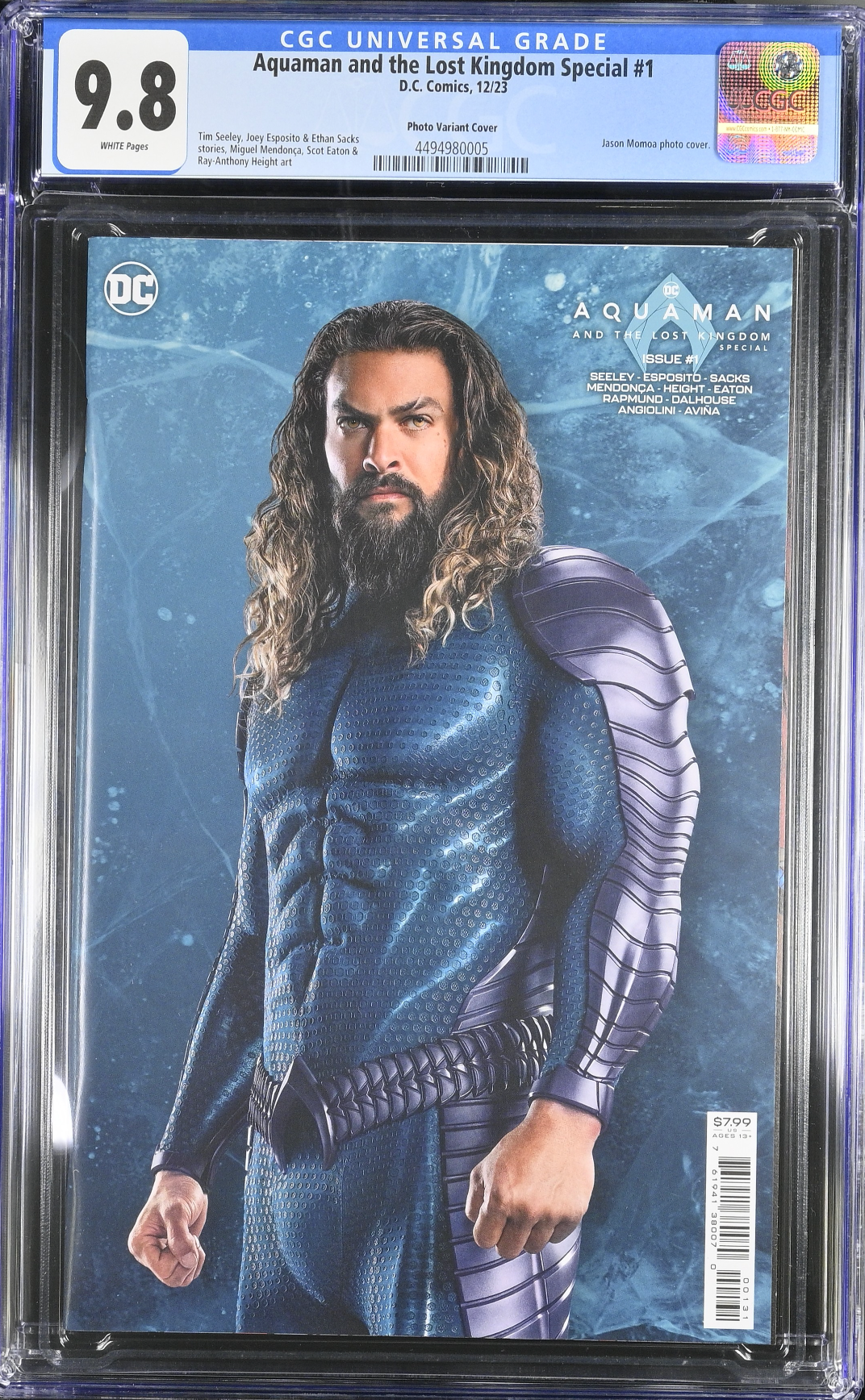 Aquaman and the Lost Kingdom Special #1 Photo Cover Variant CGC 9.8