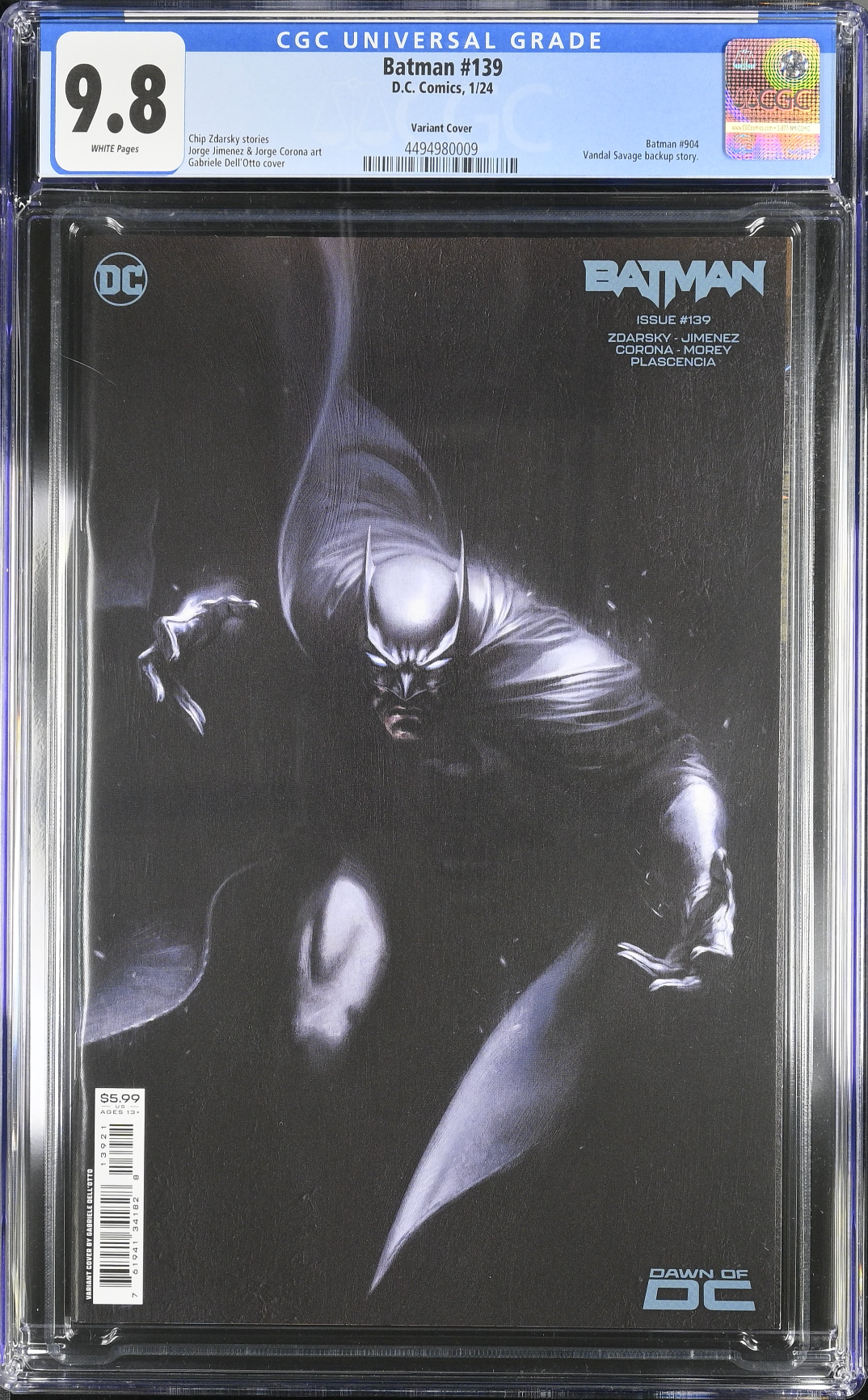 Batman #139 Dell'Otto Variant CGC 9.8