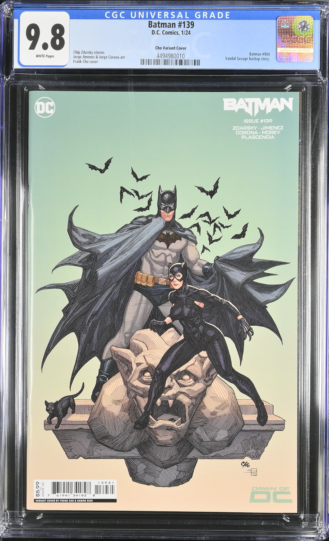 Batman #139 Cho Variant CGC 9.8