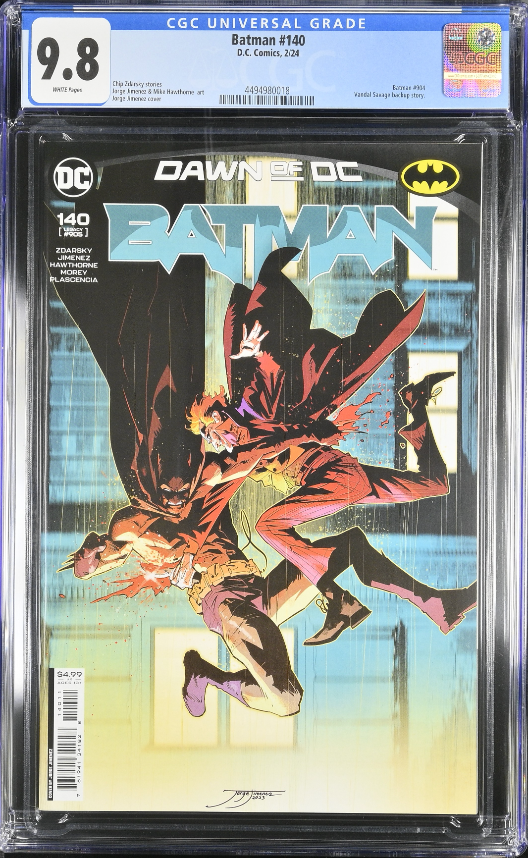 Batman #140 CGC 9.8