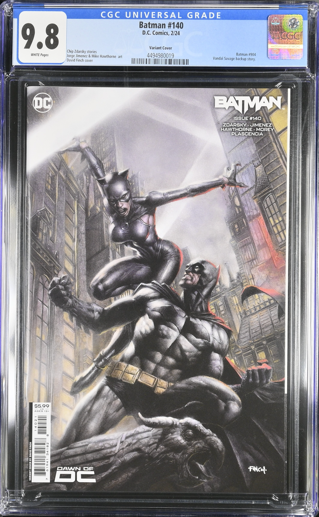 Batman #140 Finch Variant CGC 9.8