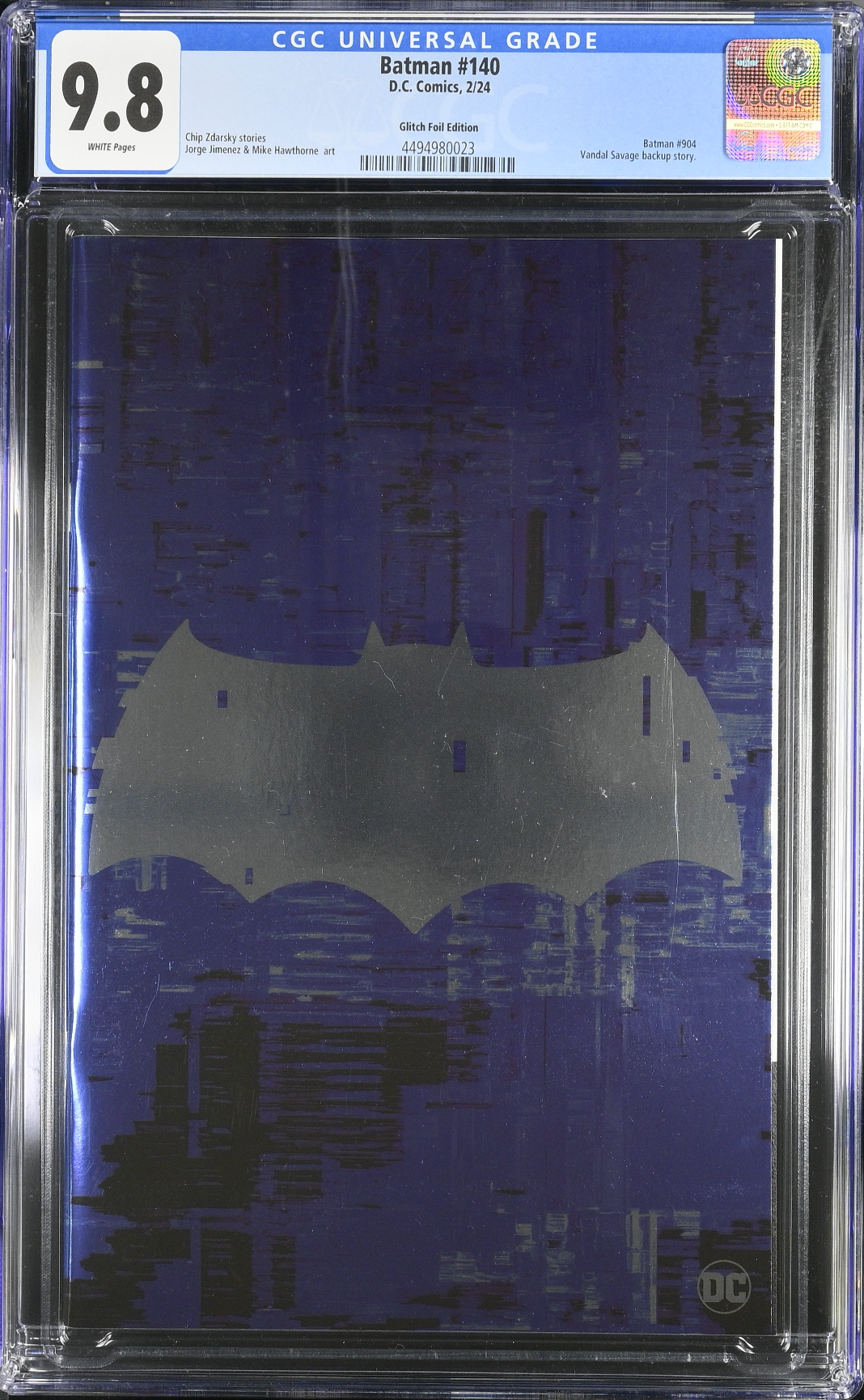 Batman #140 Bat Symbol Dark Knight Returns Foil Variant CGC 9.8