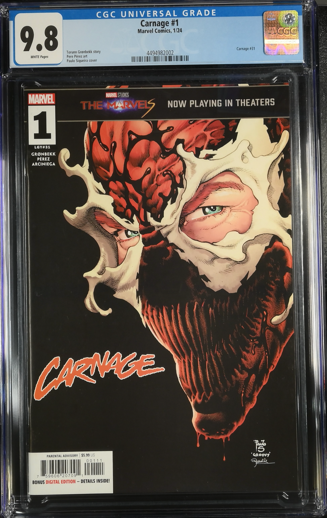 Carnage #1 CGC 9.8