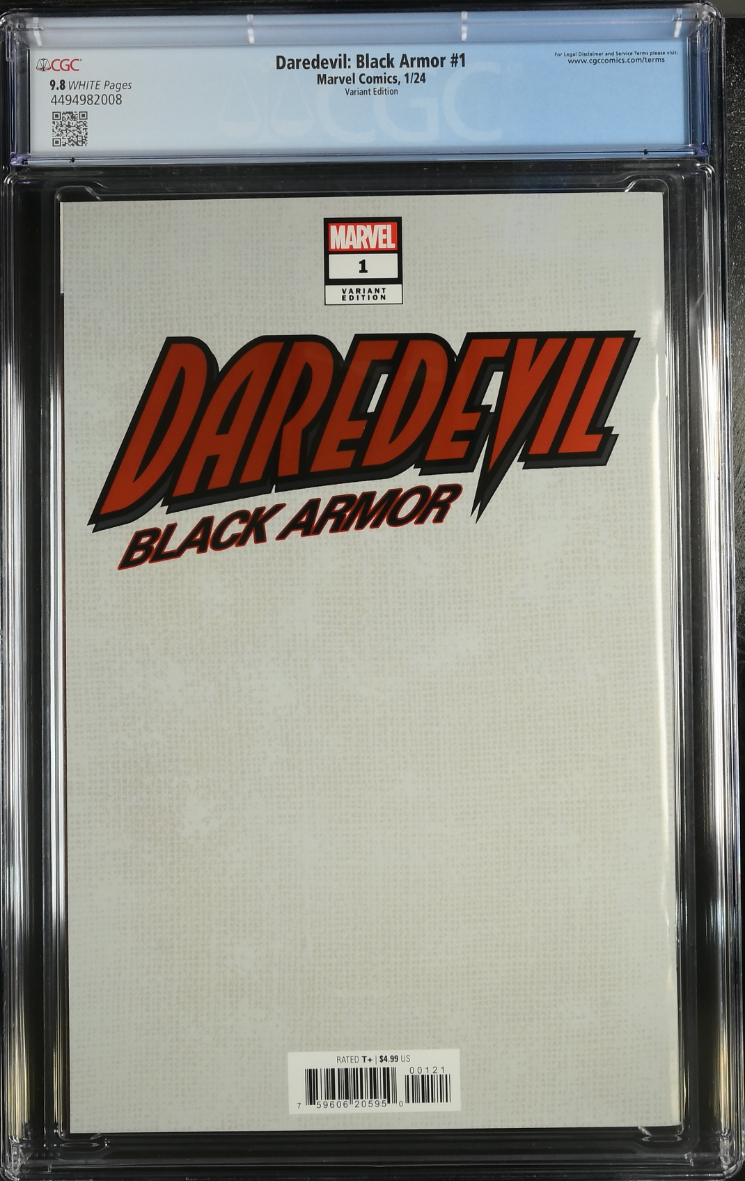 Daredevil: Black Armor #1 Siqueira Foil Variant CGC 9.8