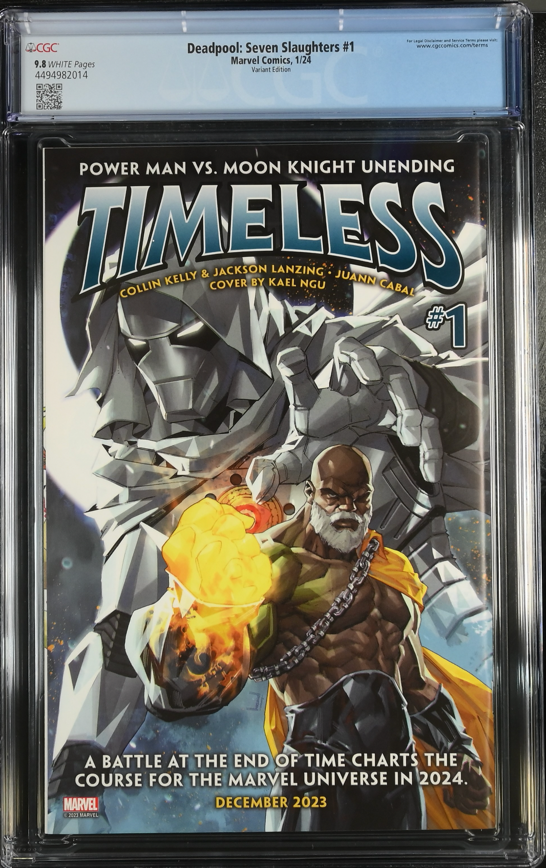 Deadpool: Seven Slaughters #1 Brown Variant CGC 9.8