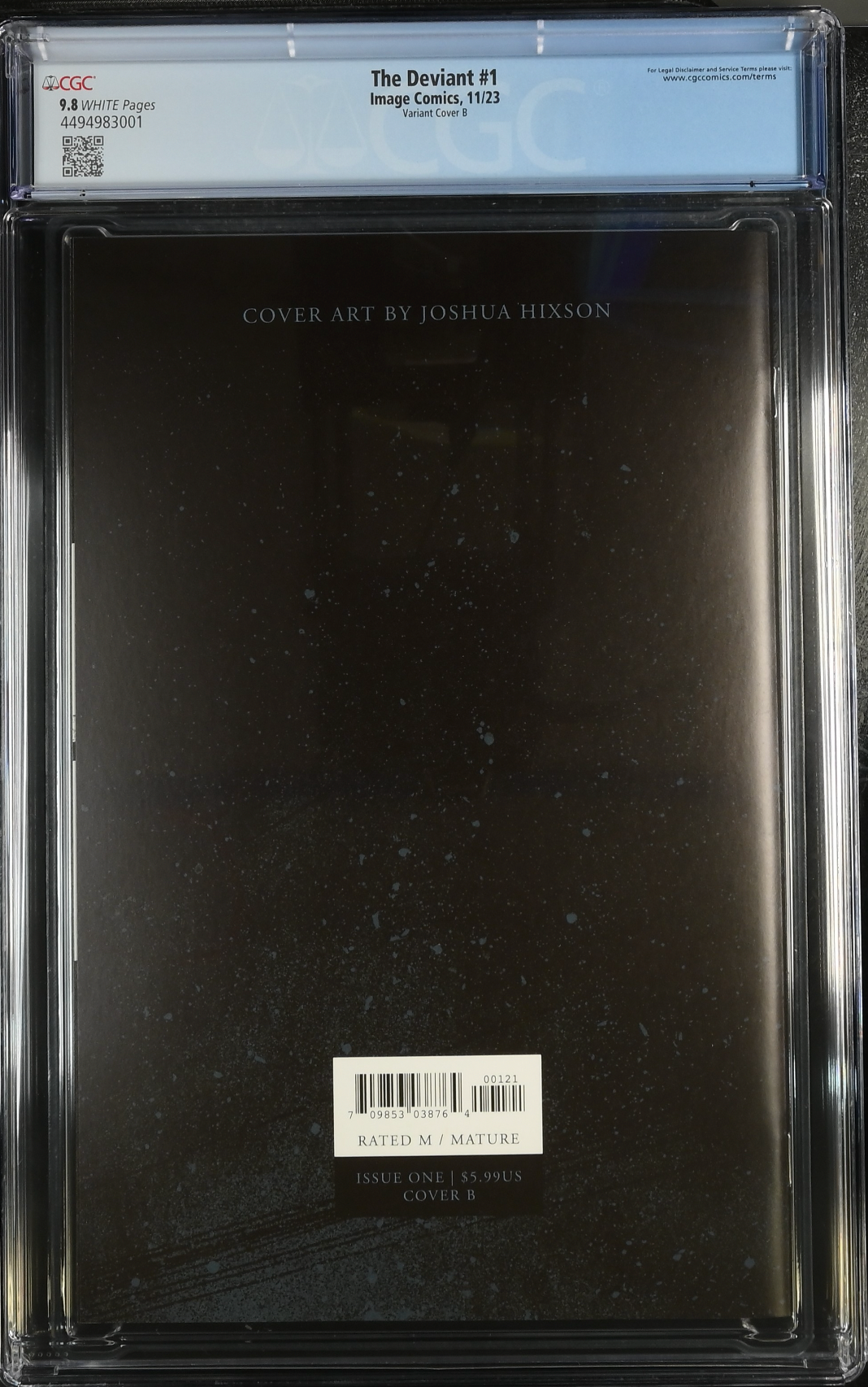 The Deviant #1 Hixson Die-Cut Variant CGC 9.8