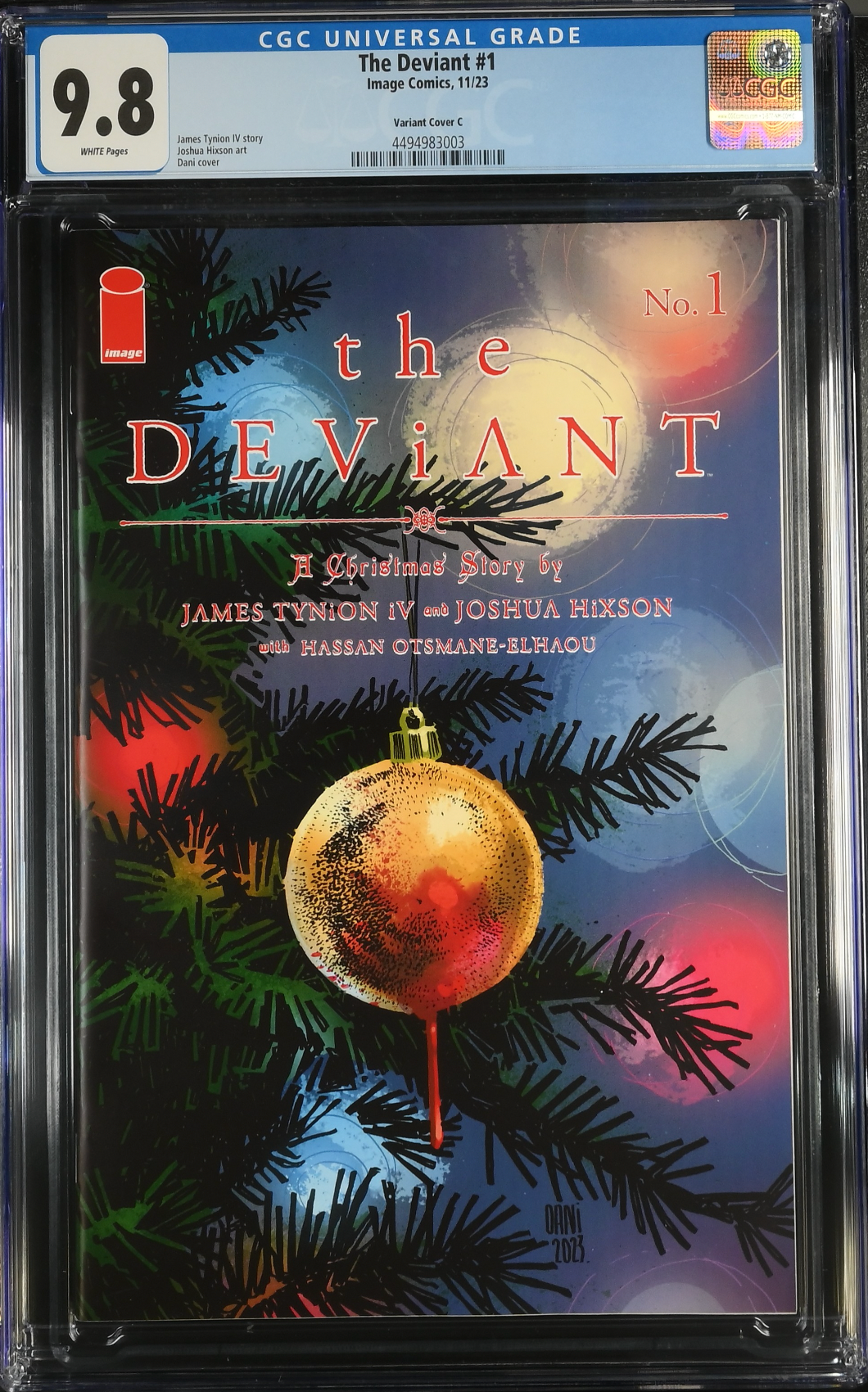 The Deviant #1 Dani 1:10 Retailer Incentive Variant CGC 9.8