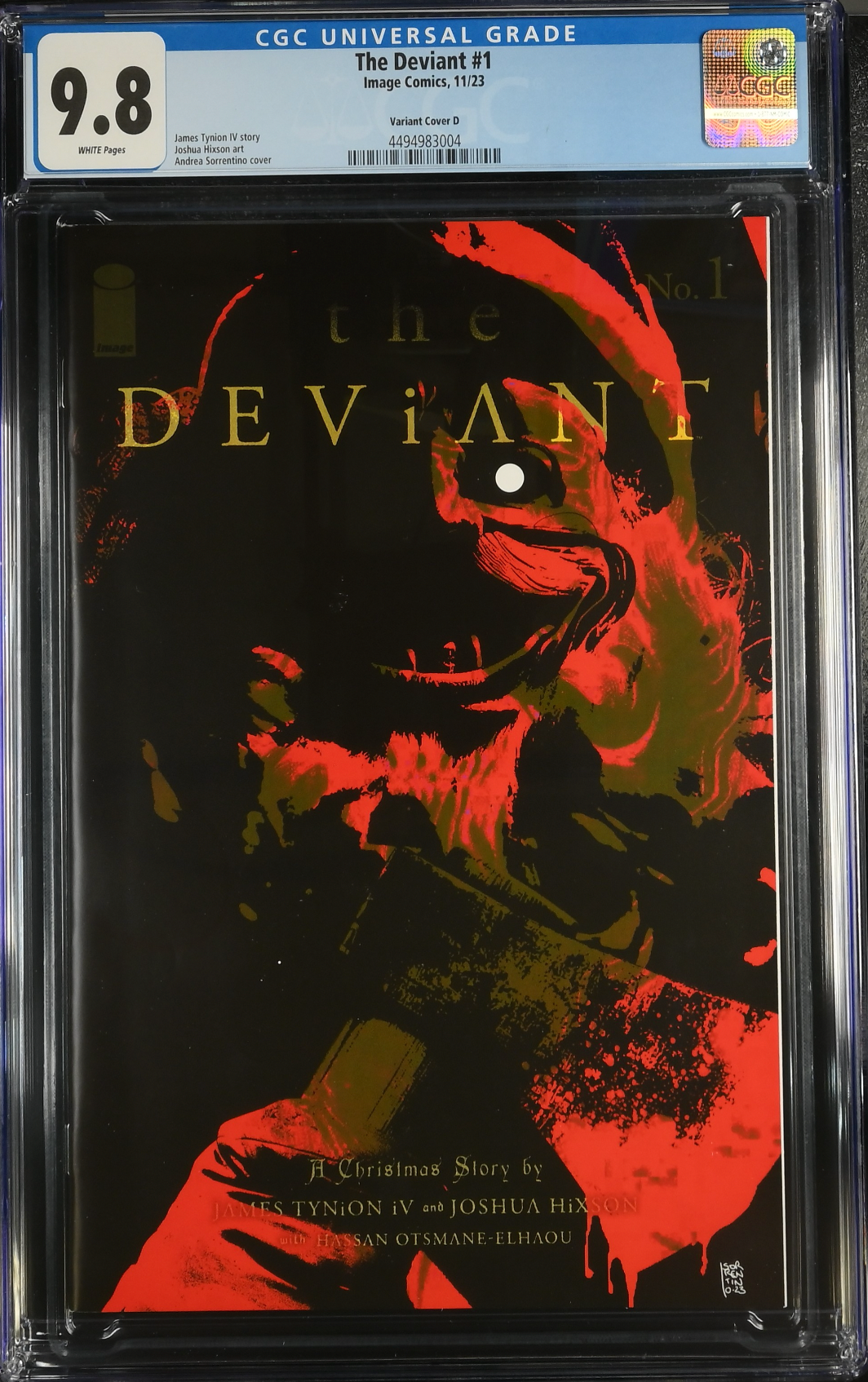 The Deviant #1 Sorrentino 1:25 Retailer Incentive Variant CGC 9.8