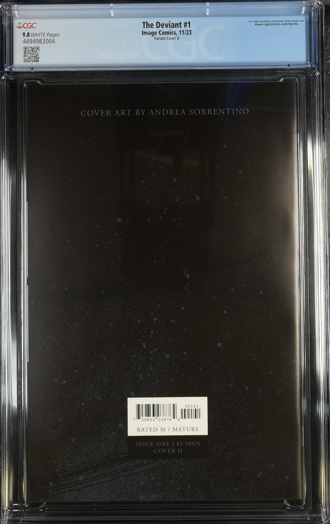 The Deviant #1 Sorrentino 1:25 Retailer Incentive Variant CGC 9.8