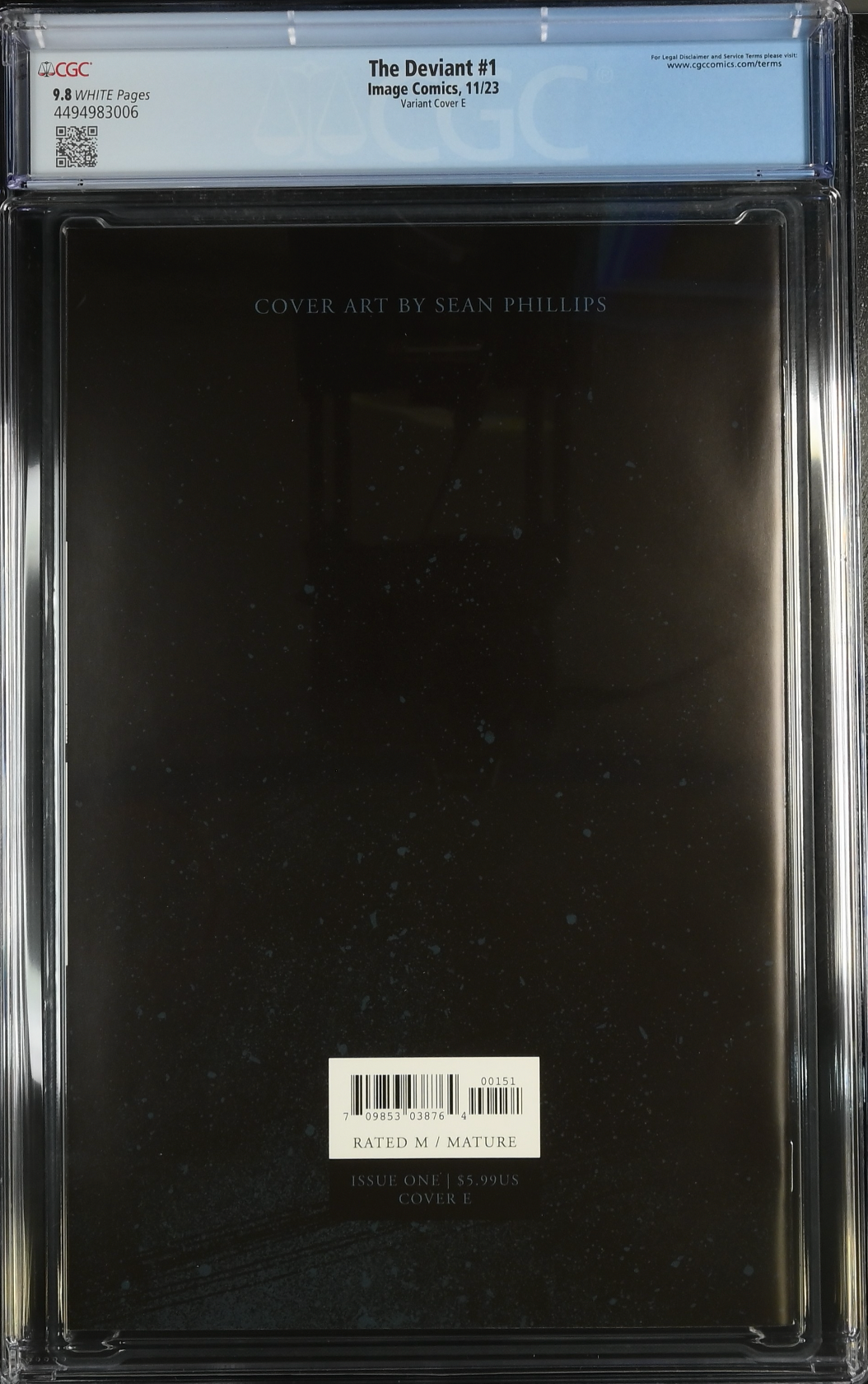 The Deviant #1 Phillips 1:50 Retailer Incentive Variant CGC 9.8