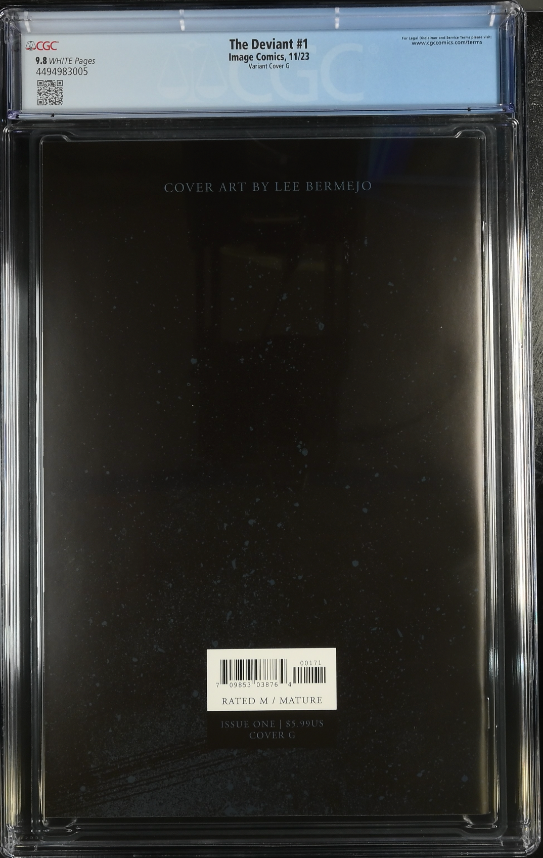 The Deviant #1 Bermejo 1:100 Retailer Incentive Variant CGC 9.8