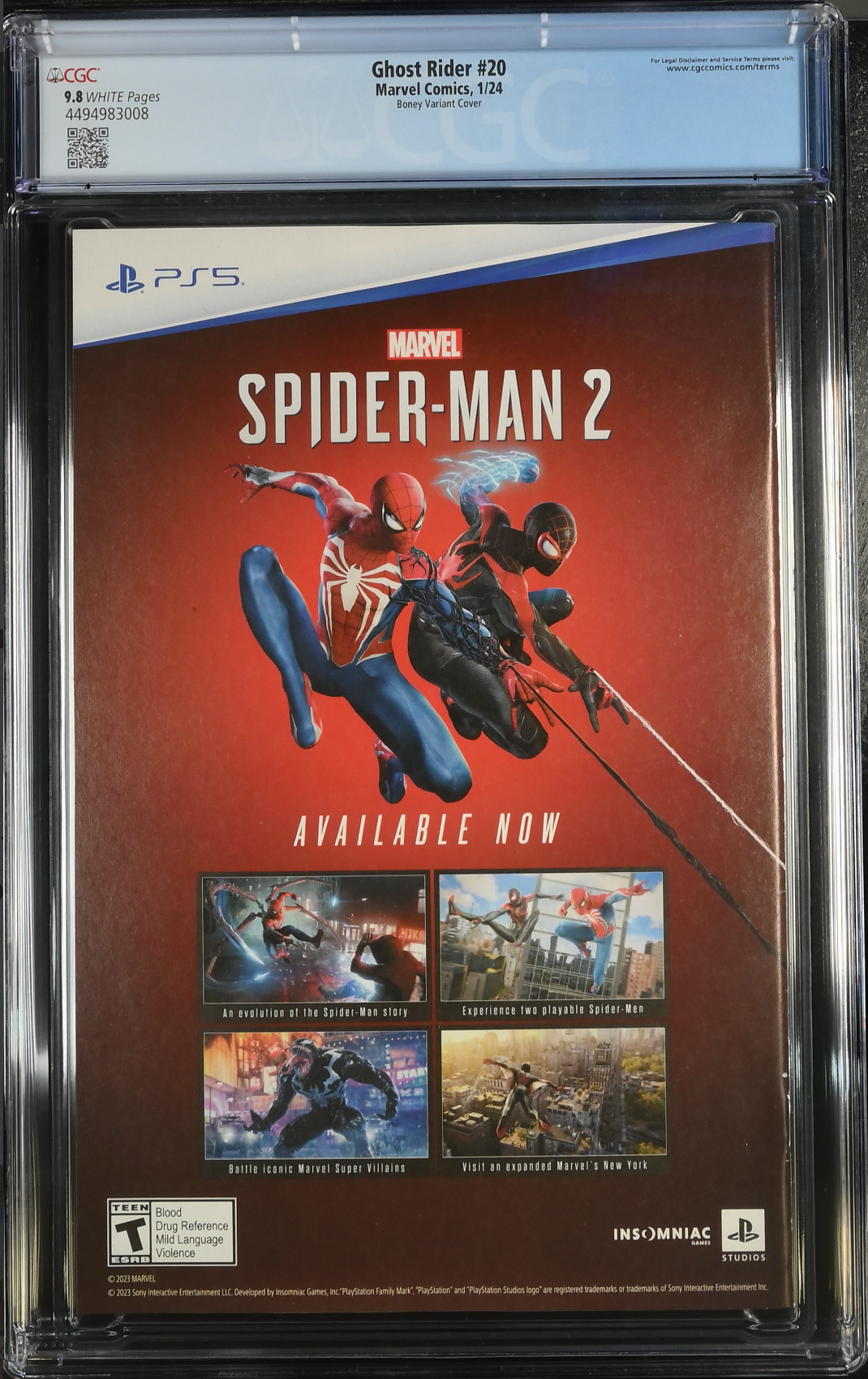 Ghost Rider #20 Boney Jr. Variant CGC 9.8