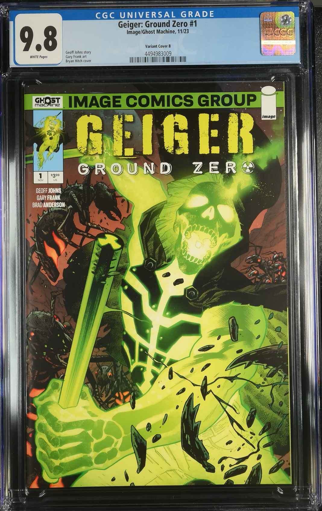 Geiger: Ground Zero #1 Hitch Variant CGC 9.8