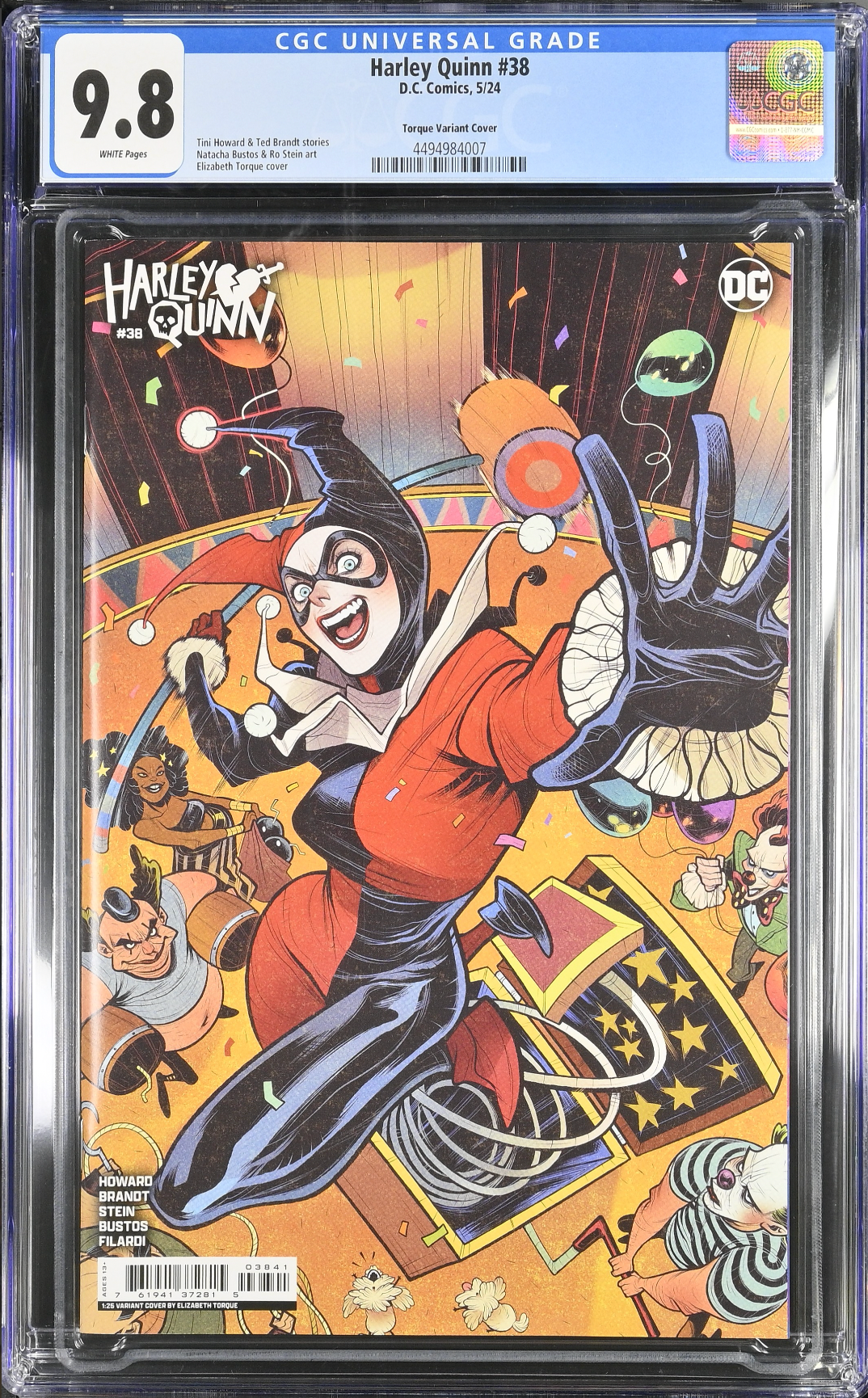 Harley Quinn #38 Torque 1:25 Retailer Incentive Variant CGC 9.8