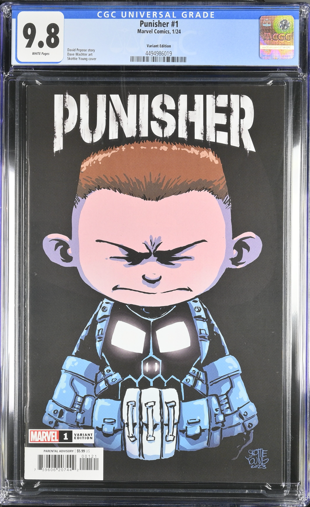 Punisher #1 Young Variant CGC 9.8