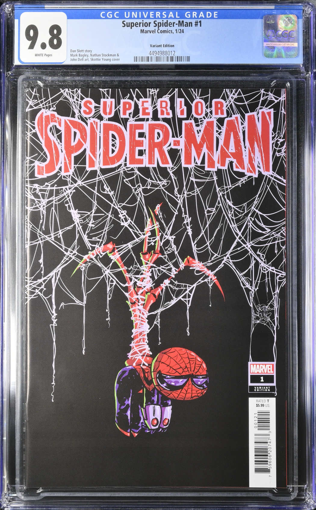 Superior Spider-Man #1 Young Variant CGC 9.8