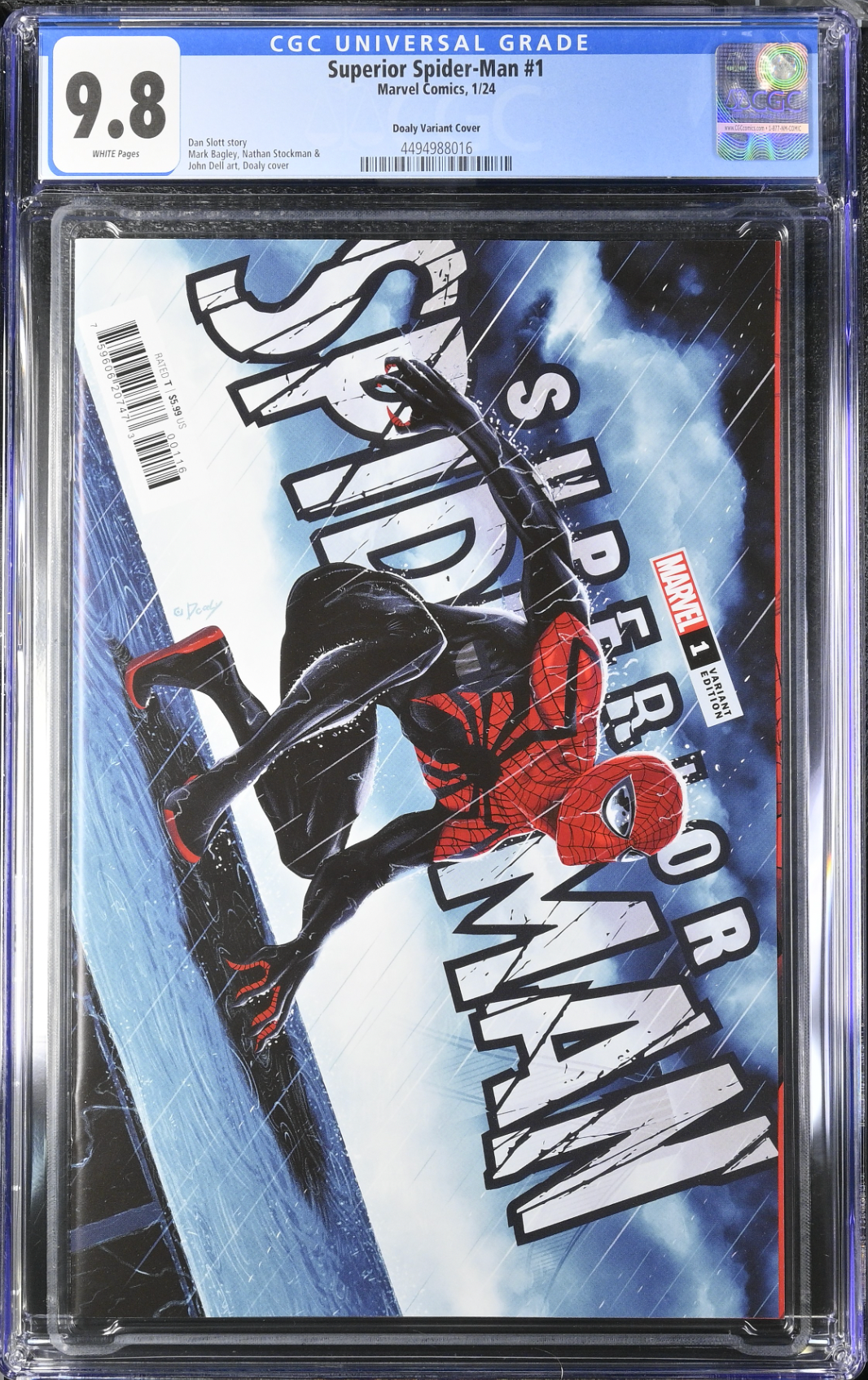 Superior Spider-Man #1 Doaly 1:50 Retailer Incentive Variant CGC 9.8