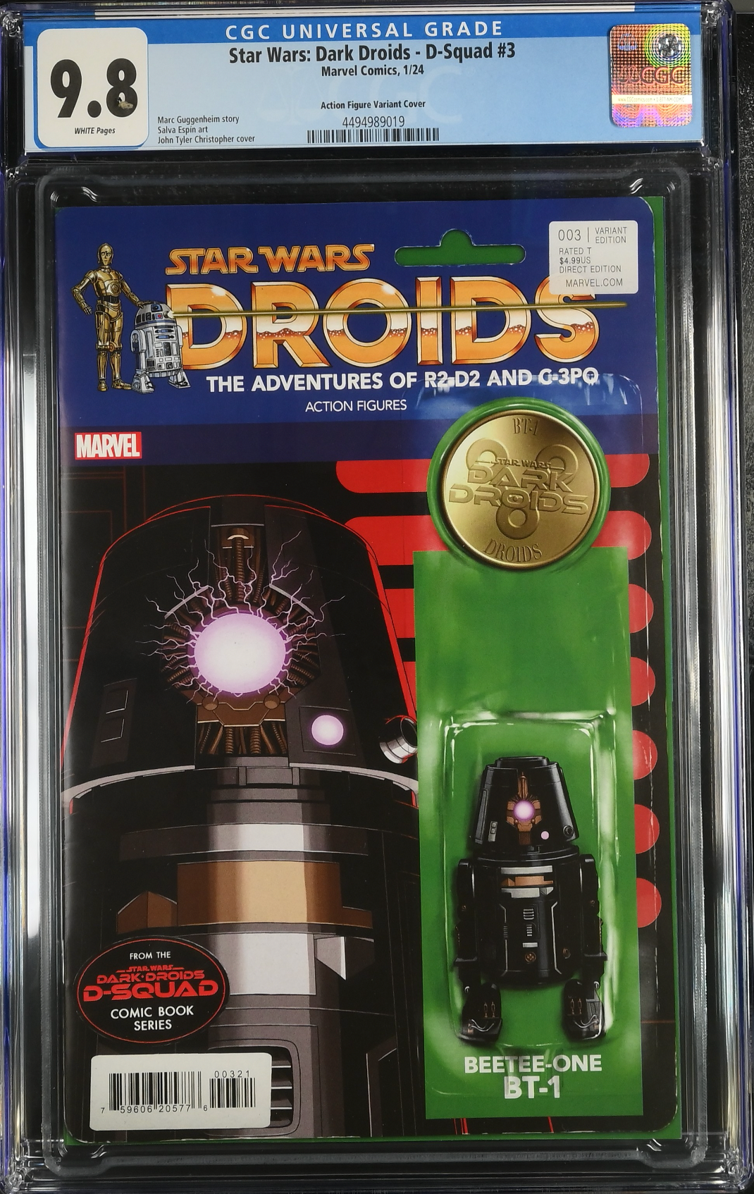 Star Wars: Dark Droids - D-Squad #3 Action Figure Variant CGC 9.8