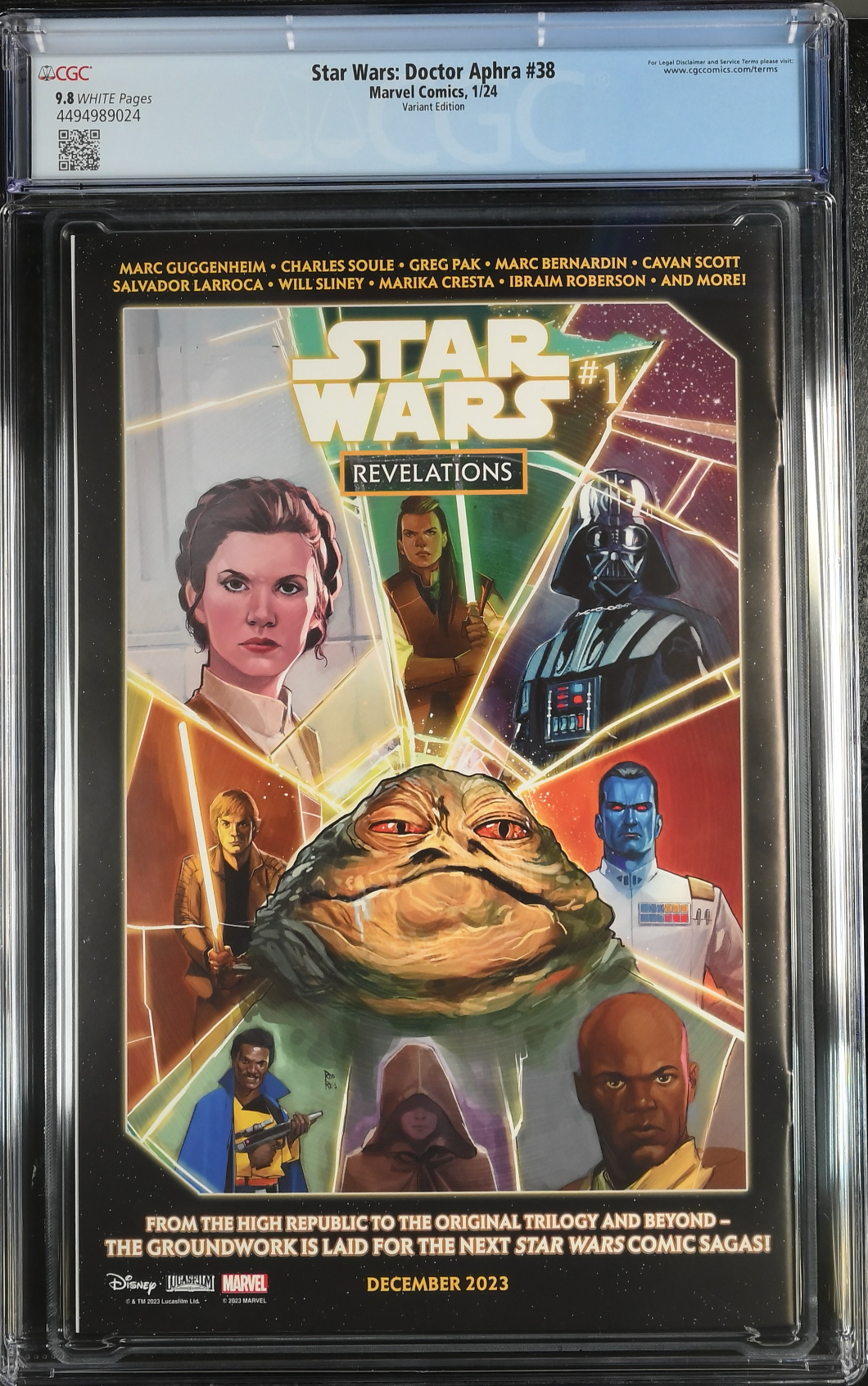 Star Wars: Doctor Aphra #38 Reis Variant CGC 9.8