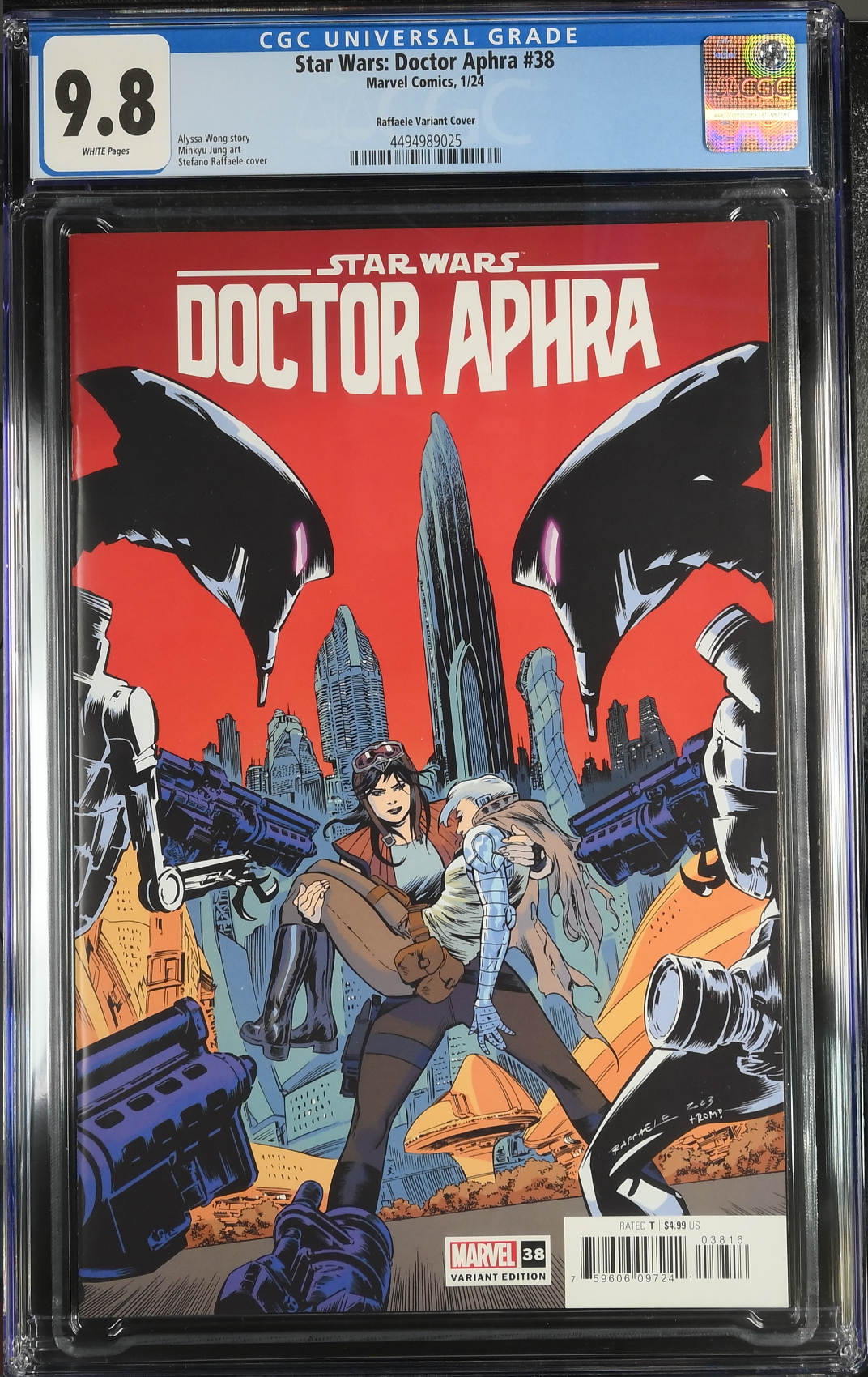 Star Wars: Doctor Aphra #38 Raffaele 1:25 Retailer Incentive Variant CGC 9.8