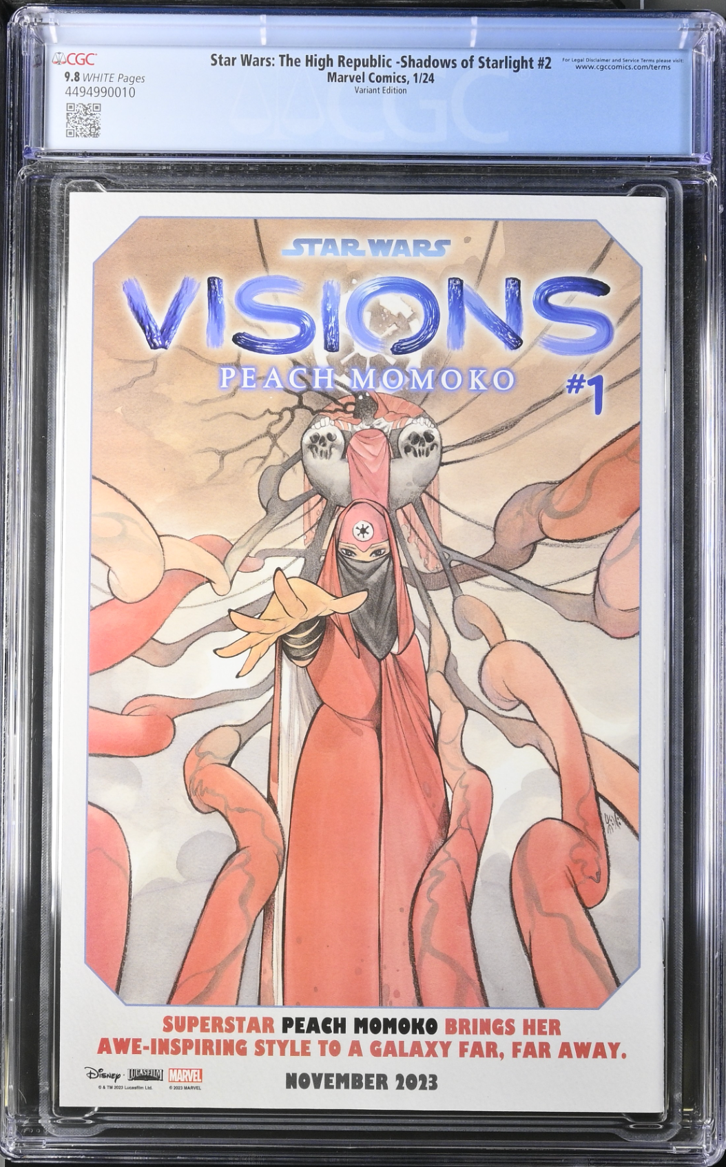 Star Wars: The High Republic - Shadows of Starlight #2 Smith Variant CGC 9.8