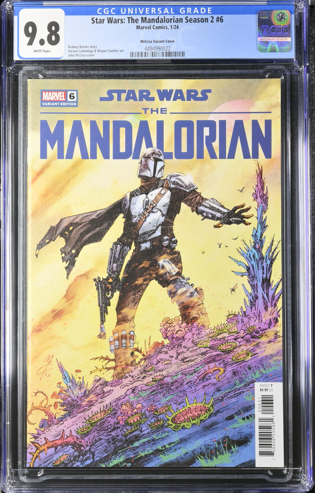 Star Wars: The Mandalorian Season 2 #6 McCrea Variant CGC 9.8