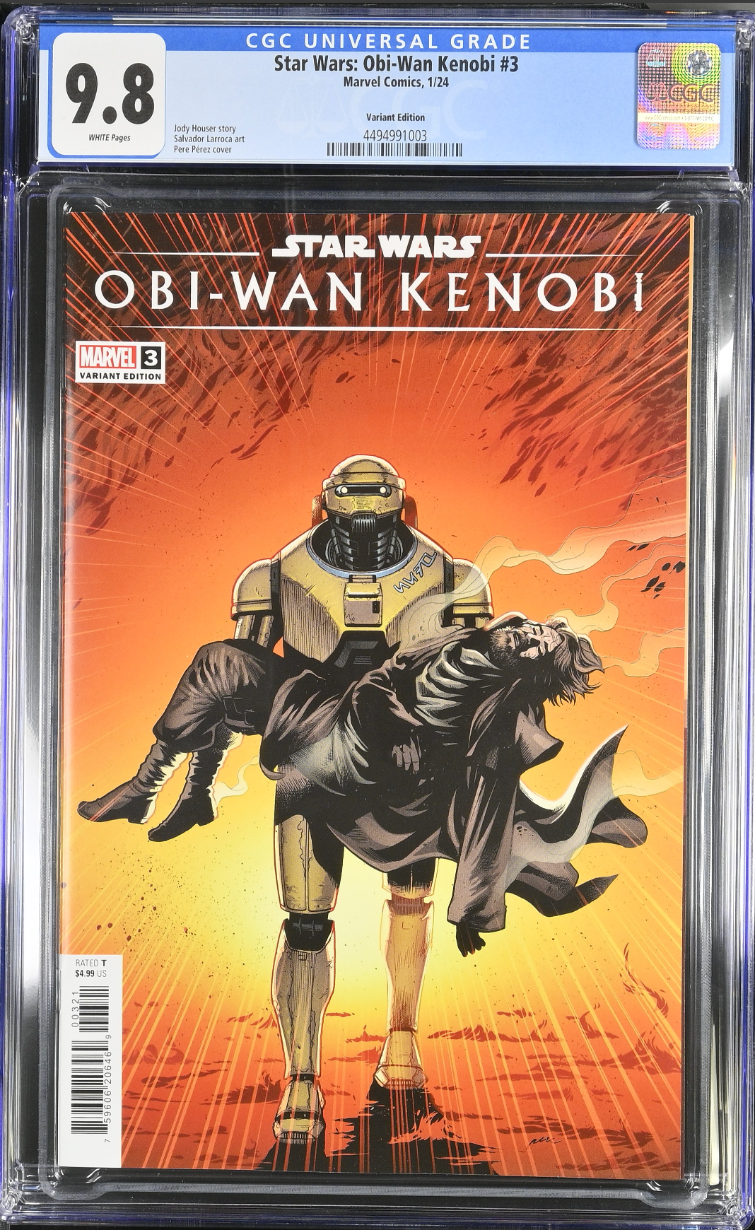 Star Wars: Obi-Wan Kenobi #3 Perez Variant CGC 9.8