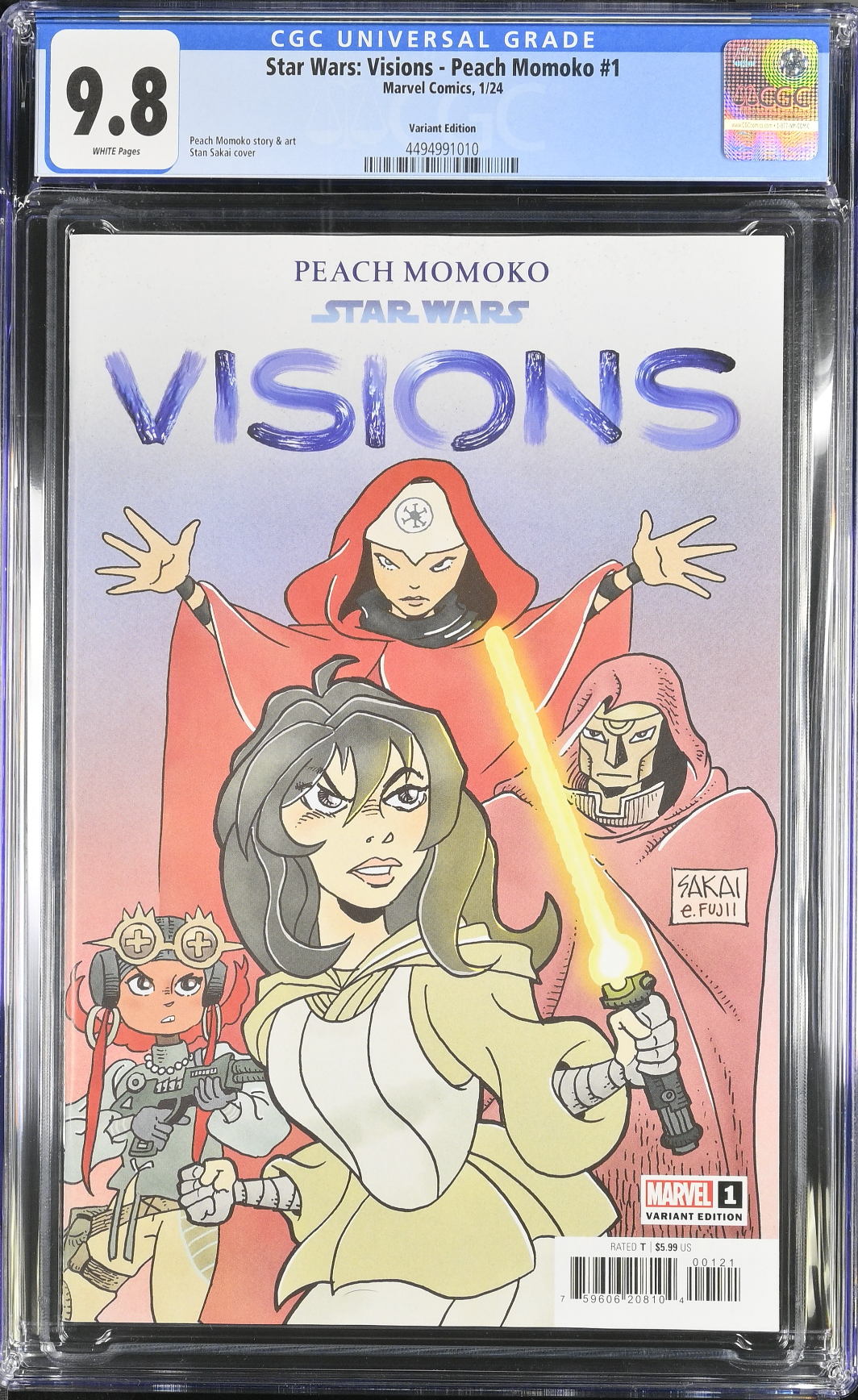 Star Wars: Visions - Peach Momoko #1 Sakai Variant CGC 9.8