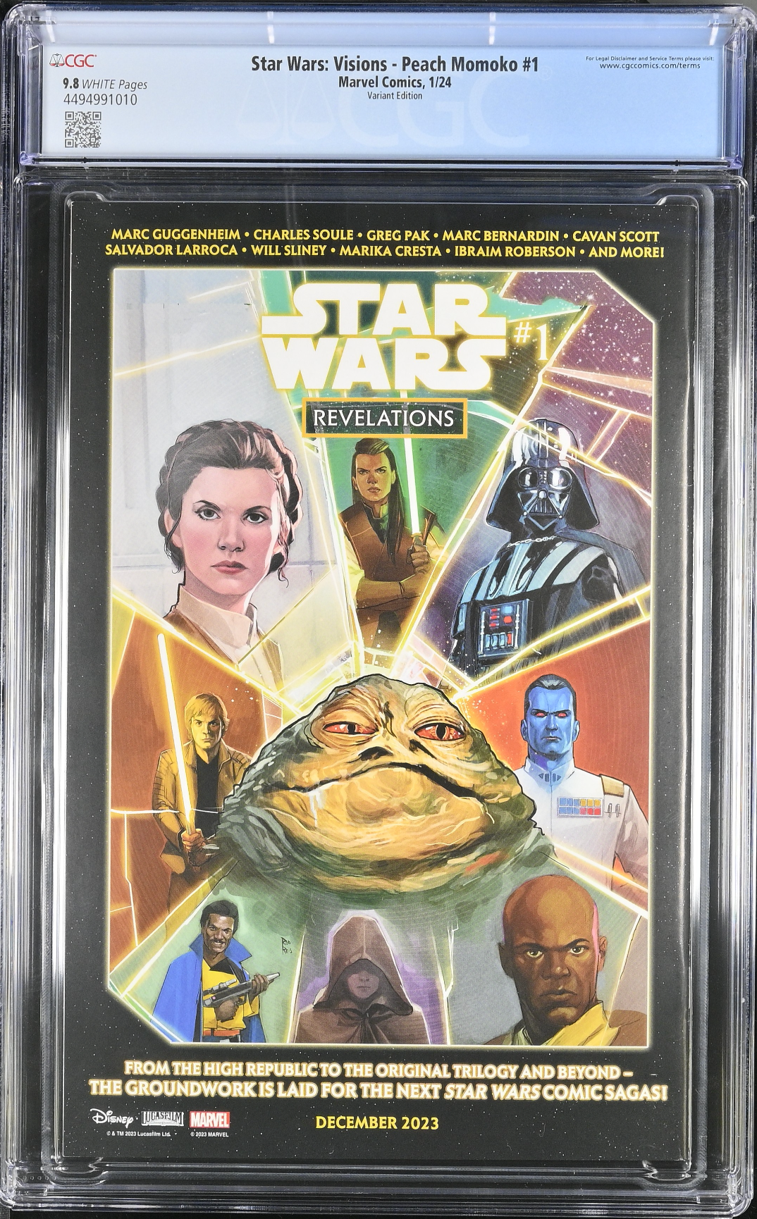 Star Wars: Visions - Peach Momoko #1 Sakai Variant CGC 9.8