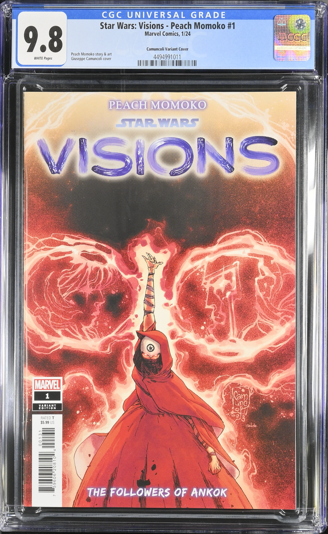 Star Wars: Visions - Peach Momoko #1 Camuncoli Variant CGC 9.8