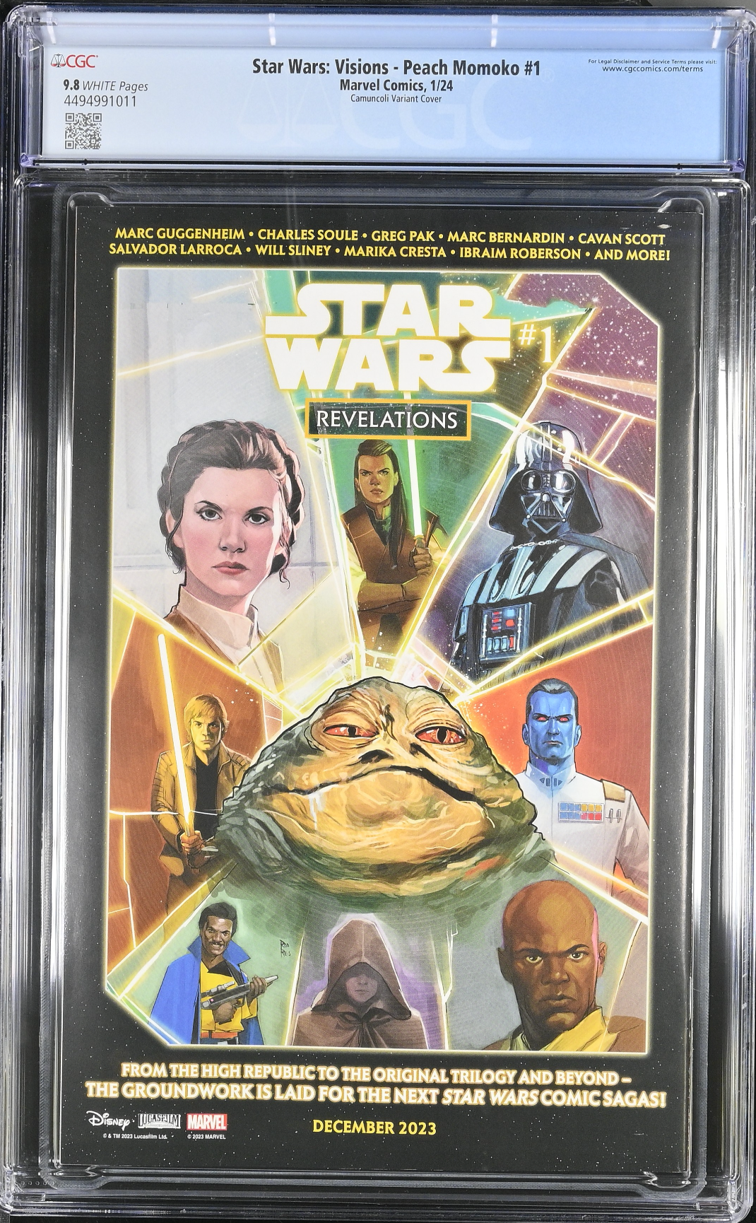 Star Wars: Visions - Peach Momoko #1 Camuncoli Variant CGC 9.8