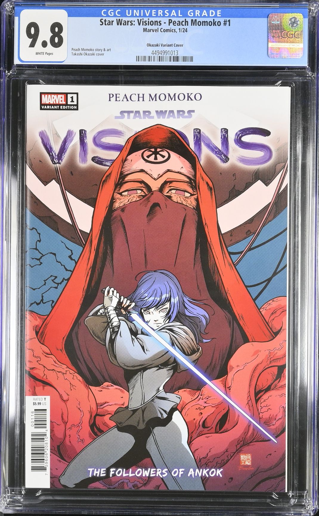 Star Wars: Visions - Peach Momoko #1 Okazaki 1:25 Retailer Incentive Variant CGC 9.8