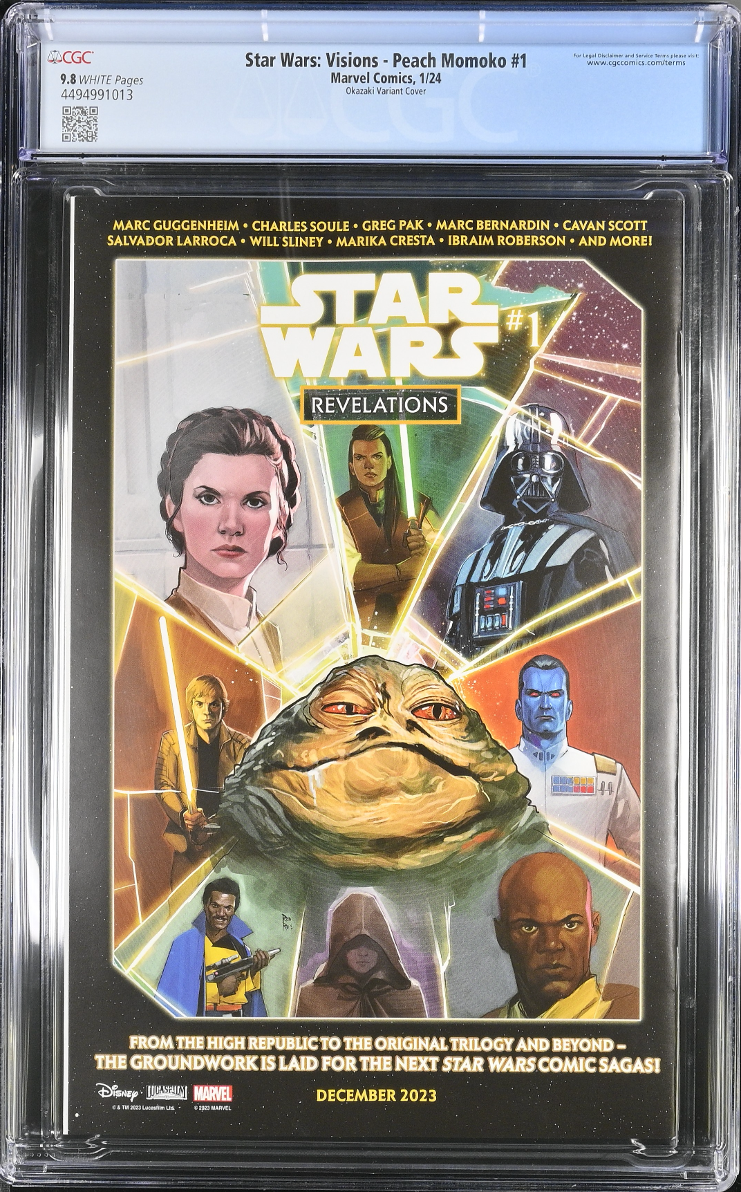 Star Wars: Visions - Peach Momoko #1 Okazaki 1:25 Retailer Incentive Variant CGC 9.8