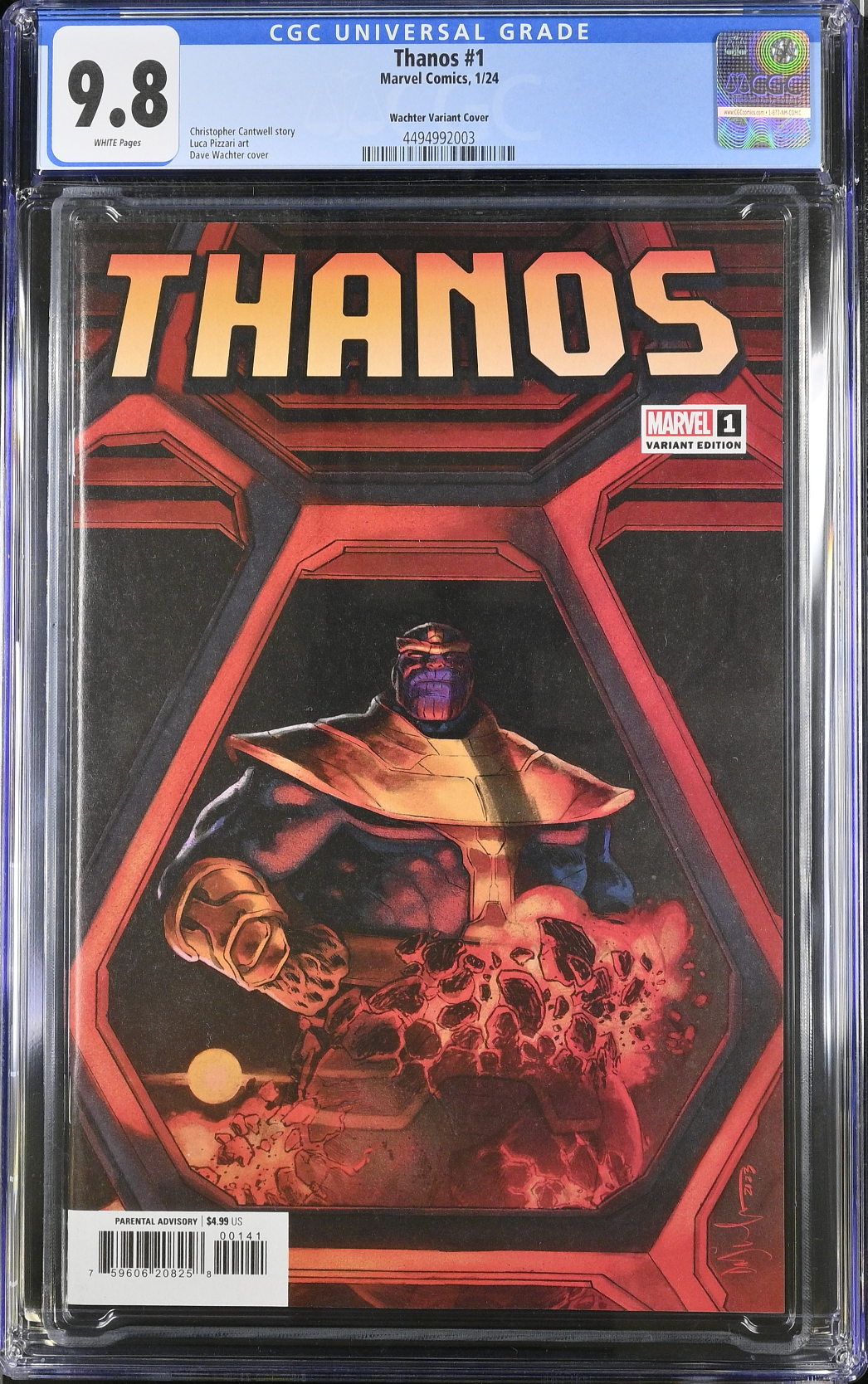 Thanos #1 Wachter Variant CGC 9.8
