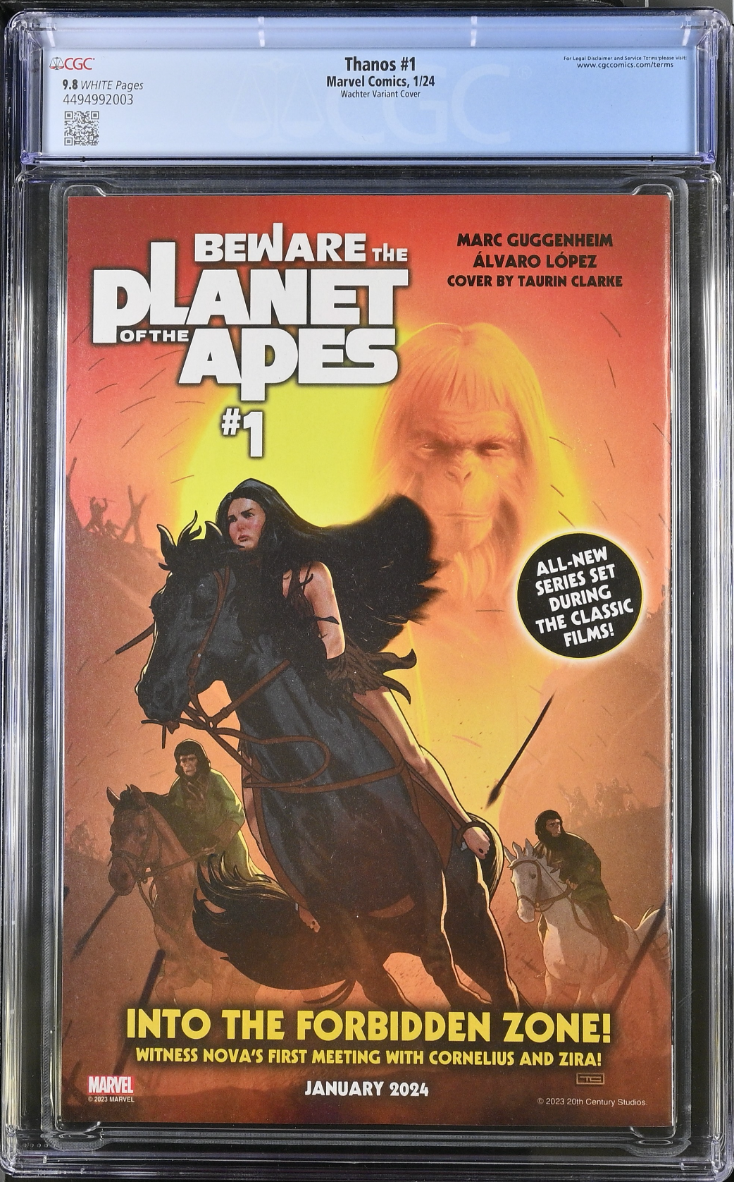 Thanos #1 Wachter Variant CGC 9.8