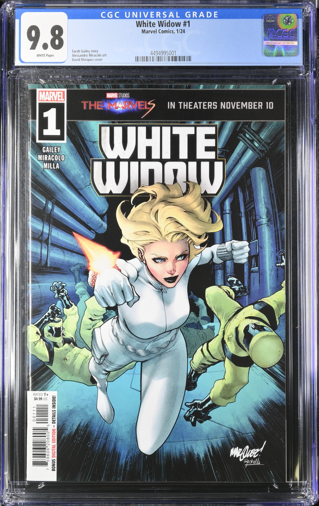 White Widow #1 CGC 9.8