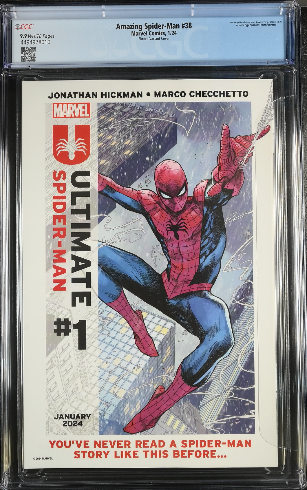 Amazing Spider-Man #38 Skroce Variant CGC 9.9